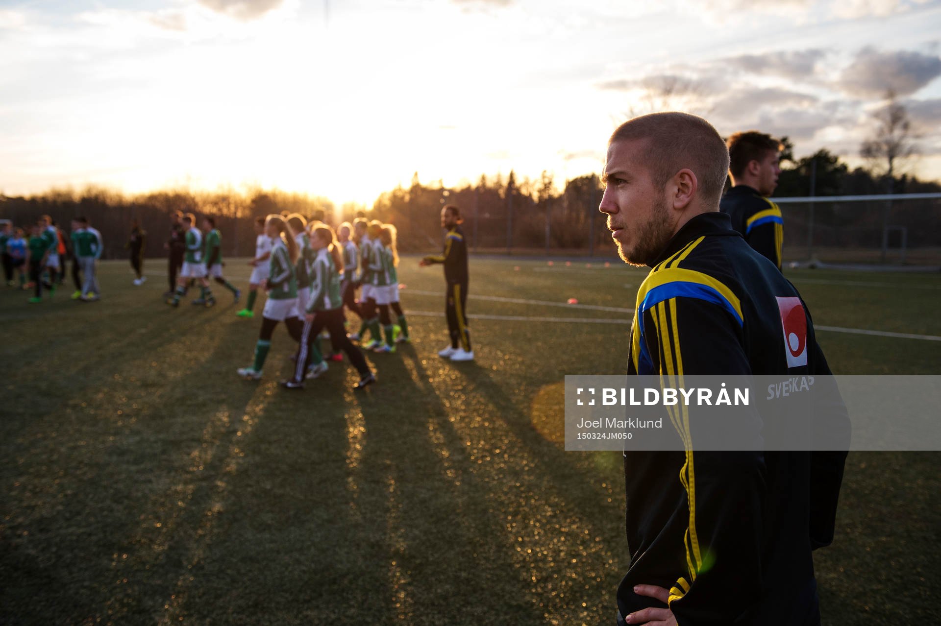 Anton Tinnerholm när det svenska fotbollslandslaget