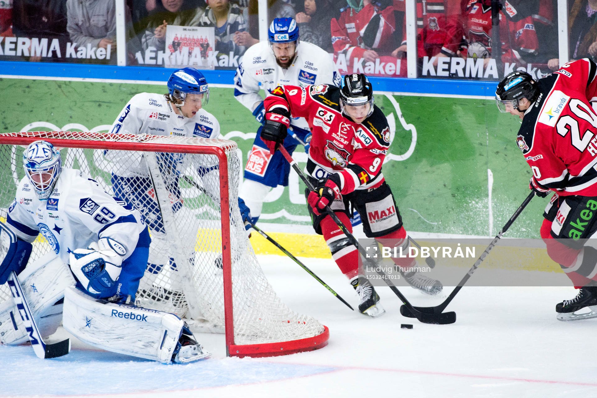Malmö Redhawks Frederik Storm oroar bakom Leksands mål