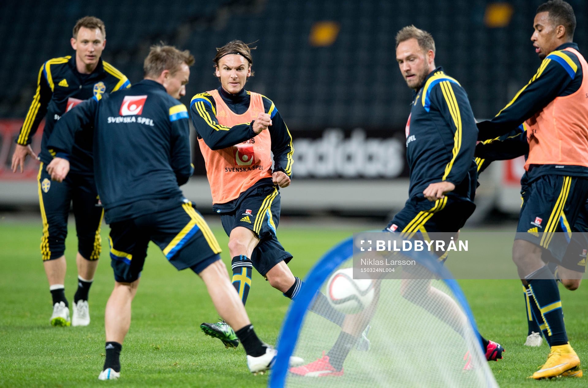 Sveriges Albin Ekdal, Andreas Granqvist och Isaac Kiese
