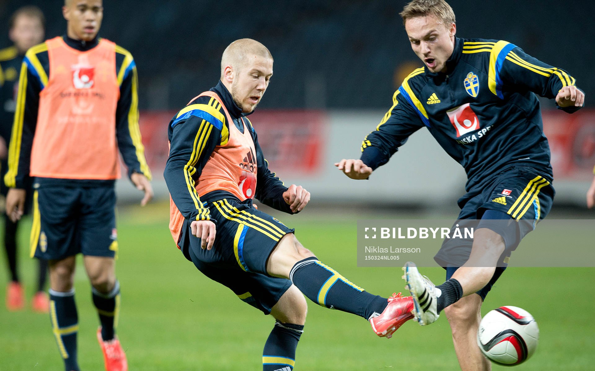 Sveriges Anton Tinnerholm och Pierre Bengtsson