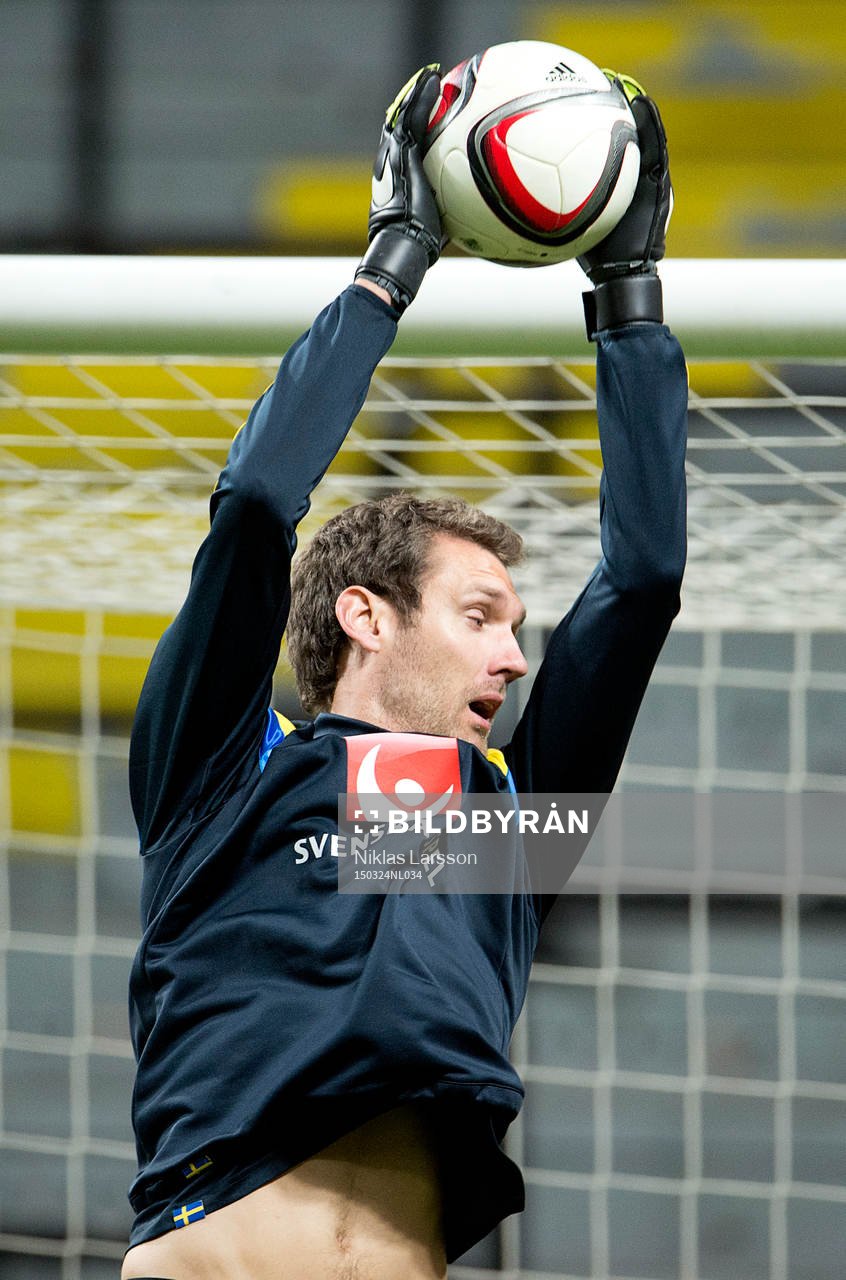 Sveriges målvakt Andreas Isaksson
