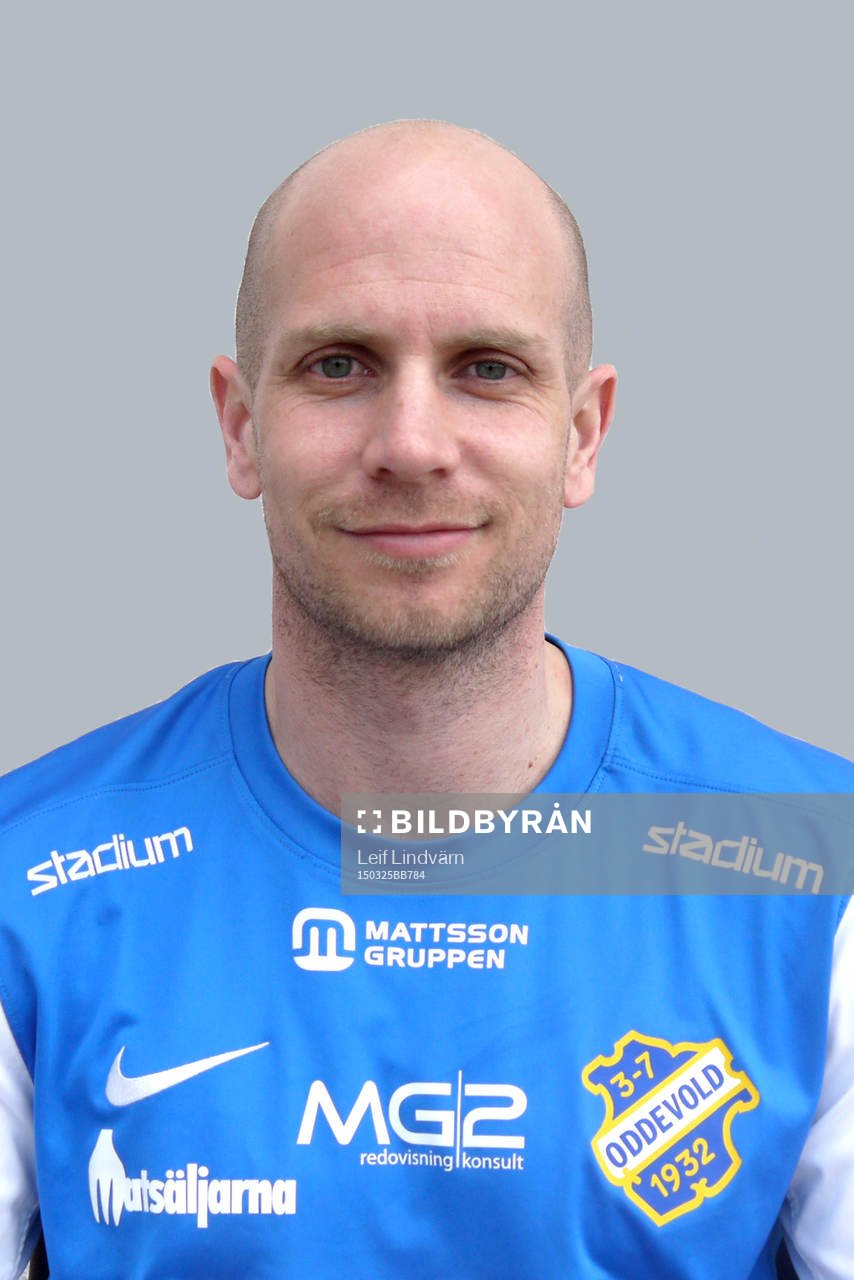 Oddevolds Johan Patriksson, poserar för ett porträtt 25 mars 2015 i Uddevalla.