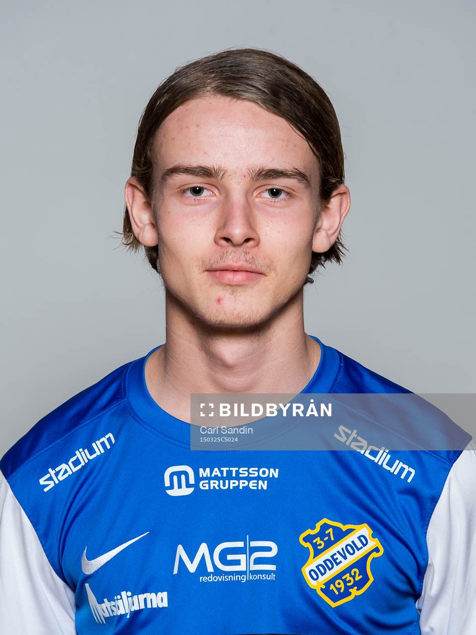 Oddevolds Andreas Bergman poserar för ett porträtt 25 mars 2015 i Uddevalla.
