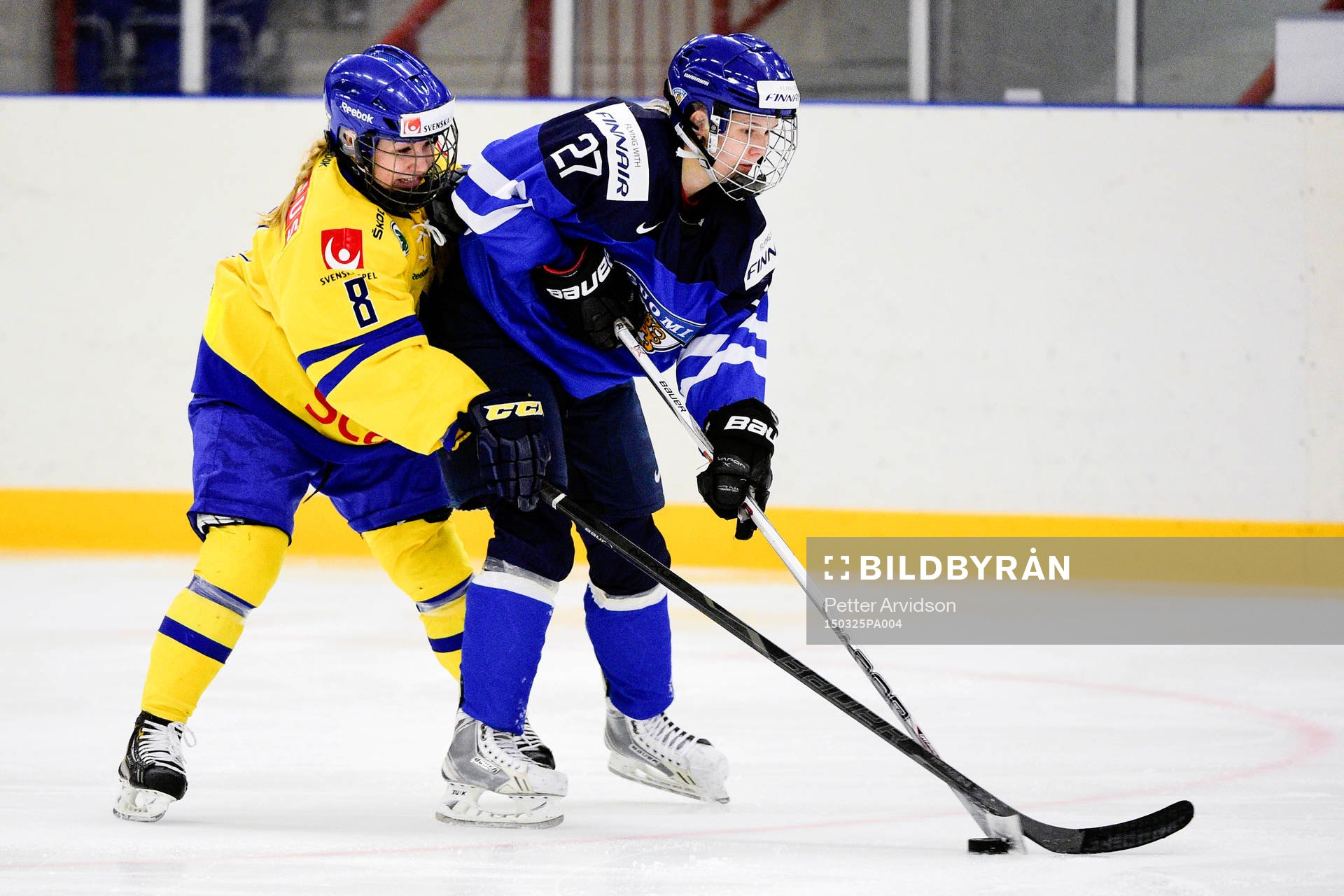 Sveriges Annie Svedin och Finlands Saila Saari