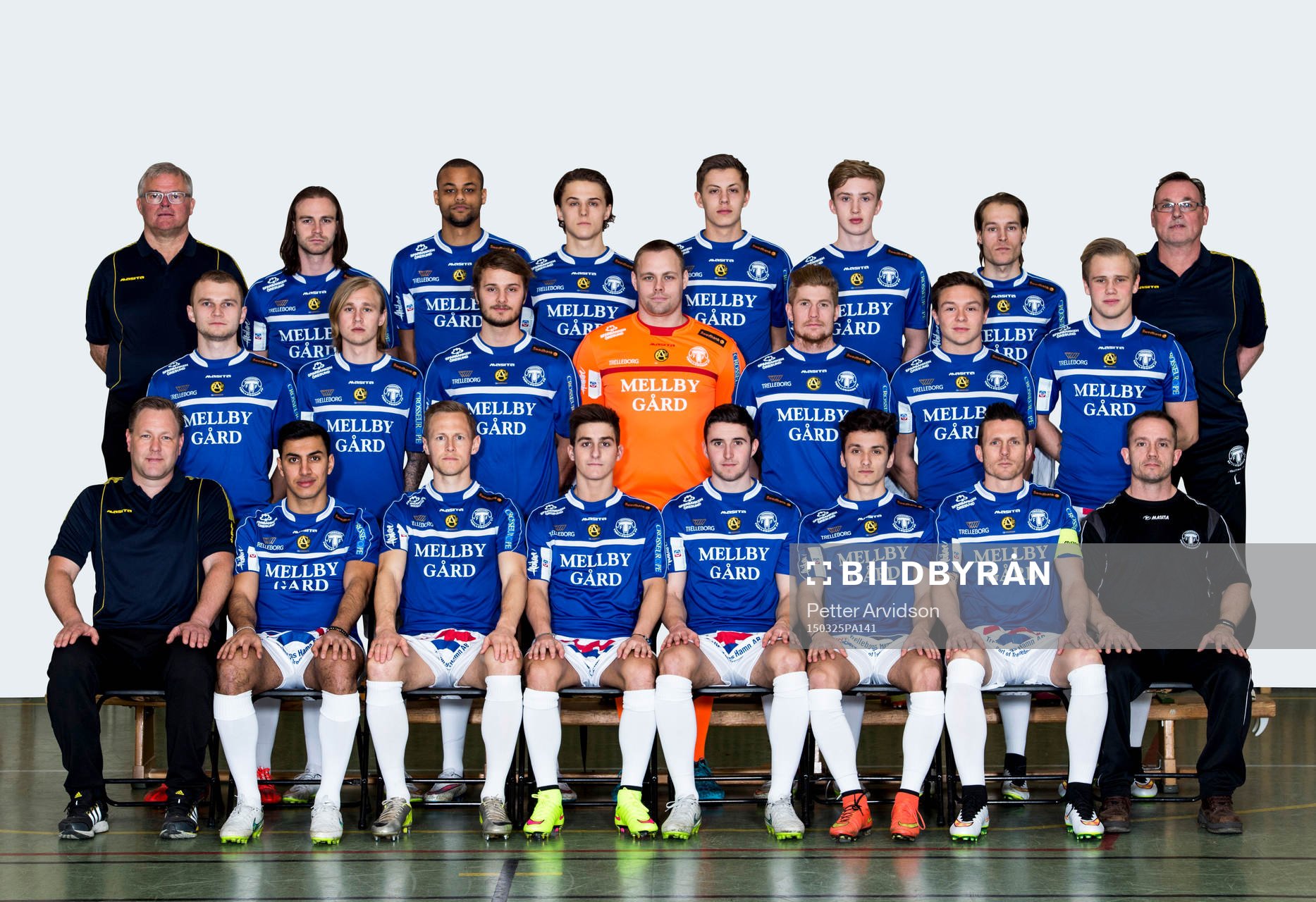 Trelleborgs lagbild bakre raden fr.v. Lars Olsson