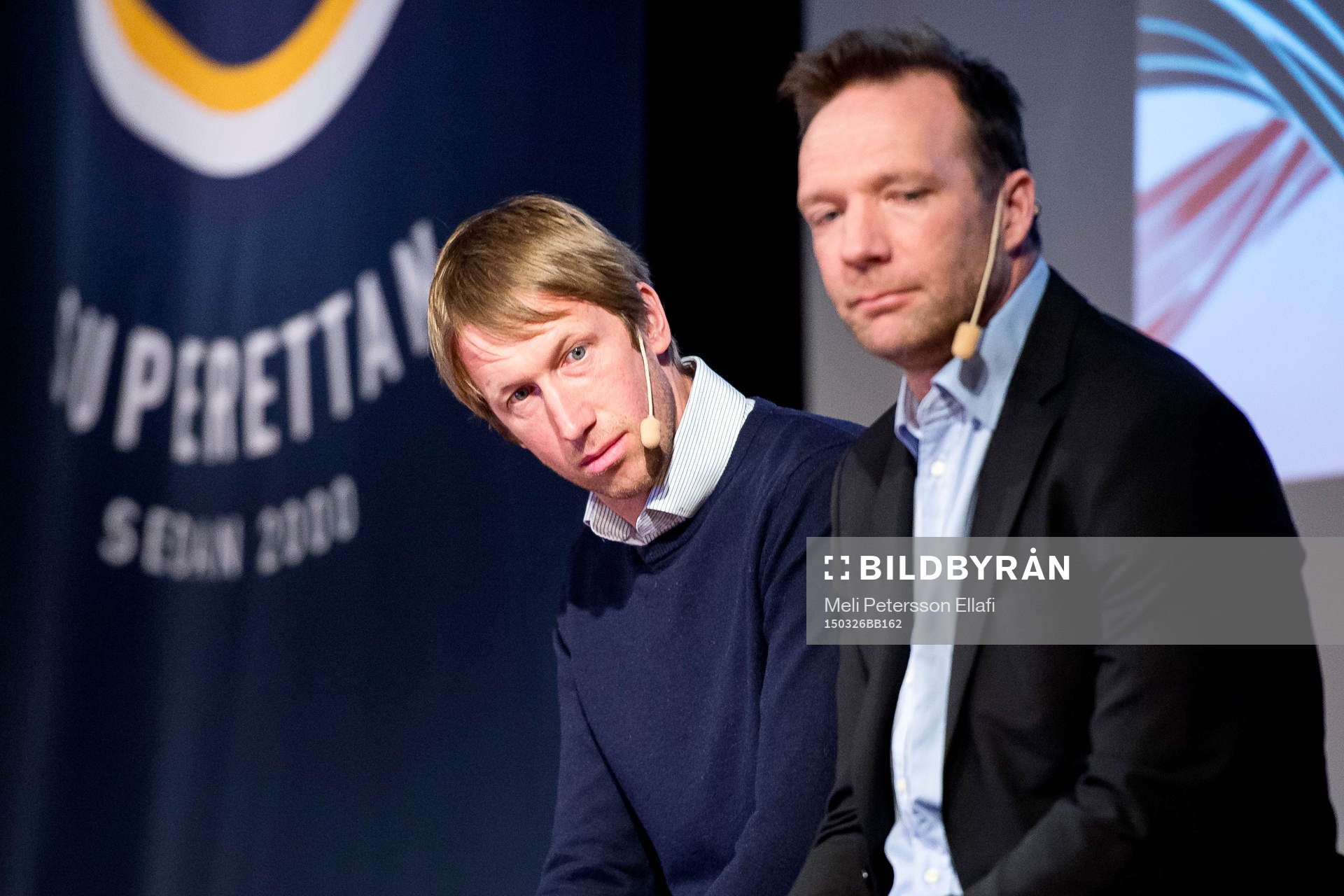 s tränare Graham Potter och IK Sirius FK:s tränare Kim