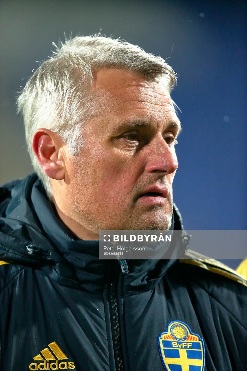 Sveriges förbundskapten Claes Eriksson