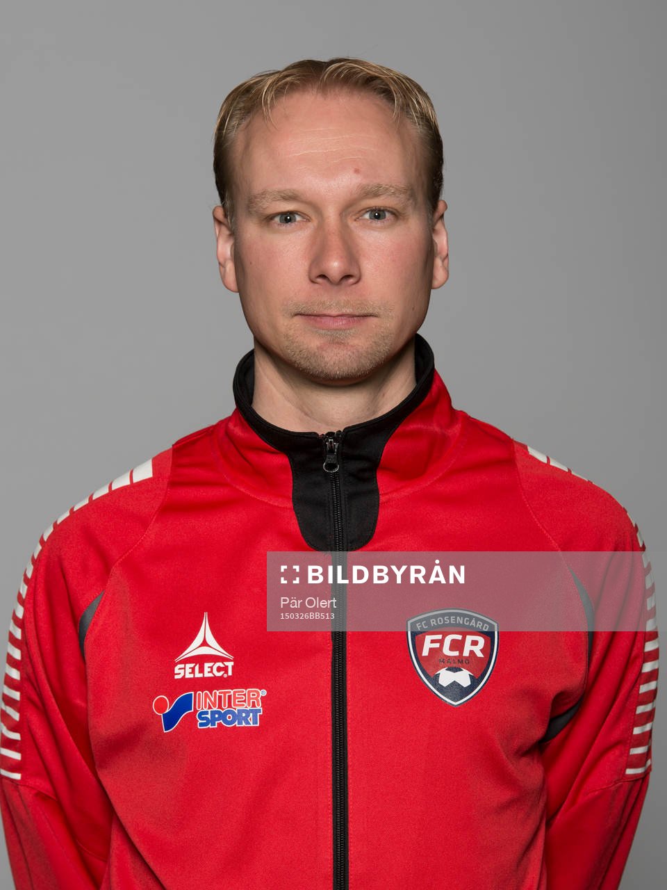 Daniel Nilsson Ass Tränare poserar för ett porträtt den 26 mars 2015 i Malmö.