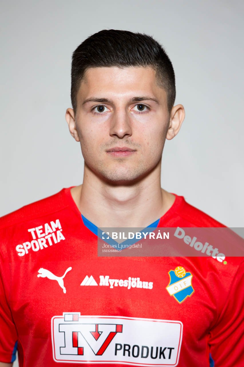 Elmin Nurkic poserar för ett porträtt den 26 mars 2015 i Växjö.