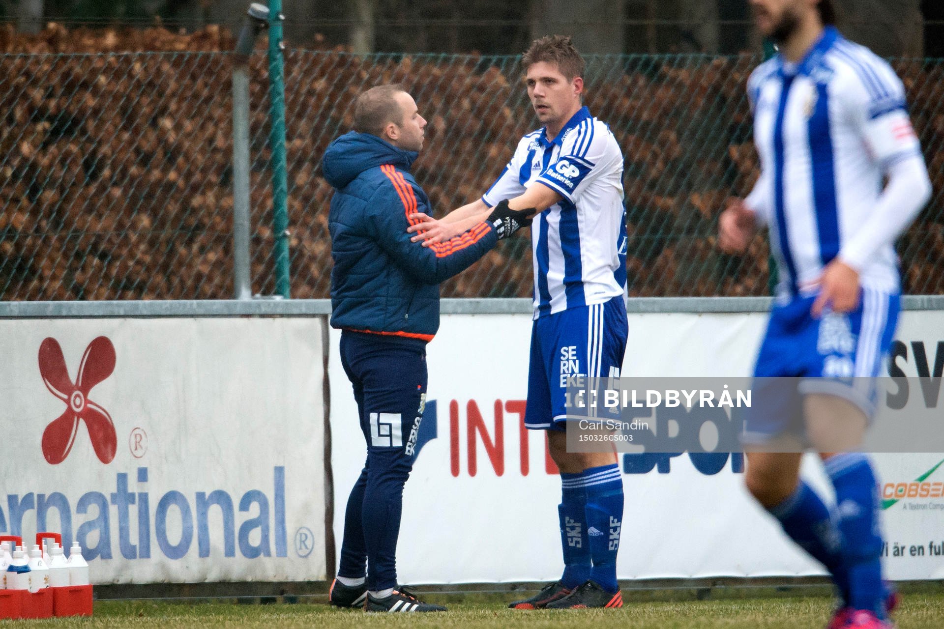IFK Göteborgs Mikael Boman skadar sig