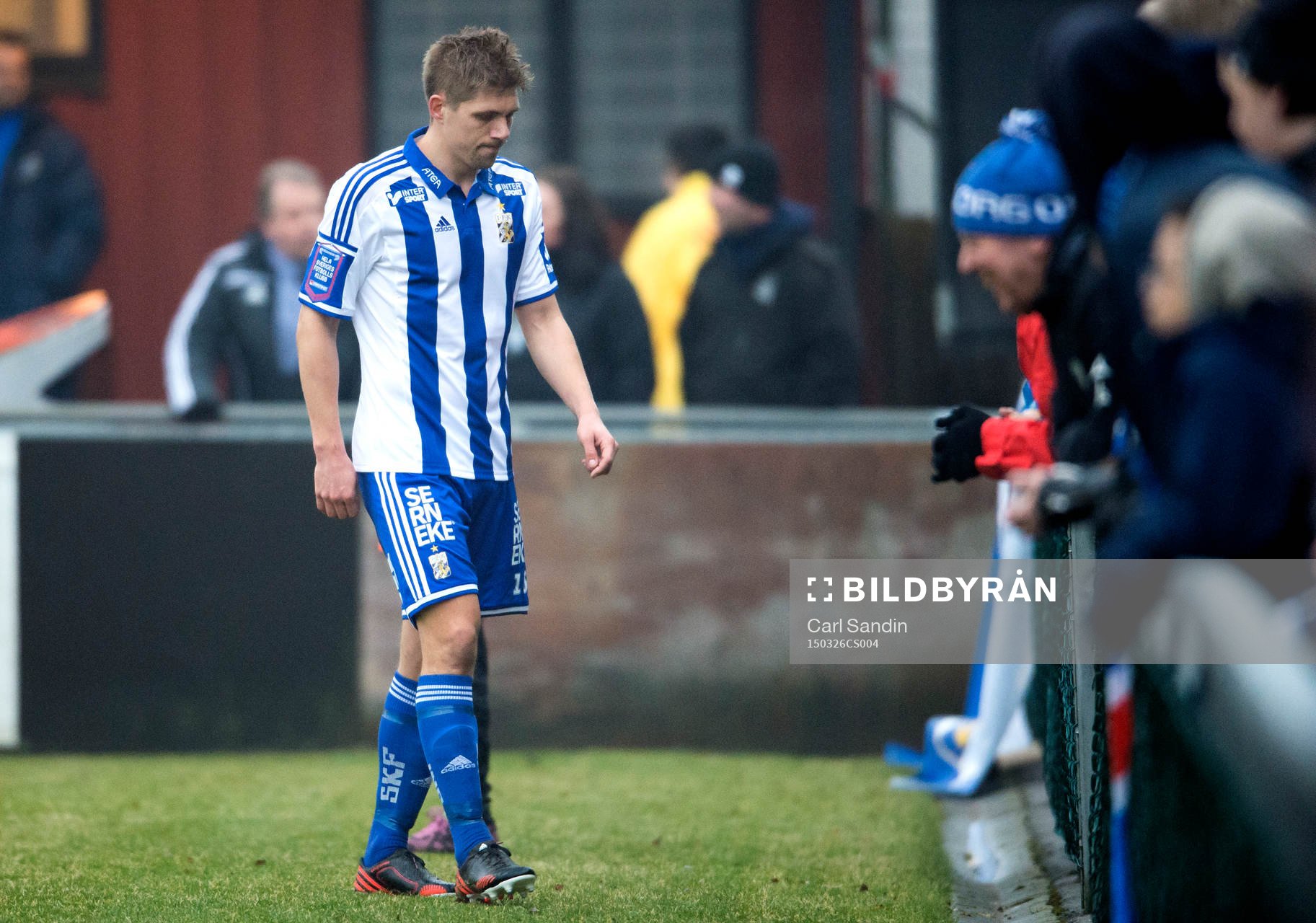 IFK Göteborgs Mikael Boman lämnar planen