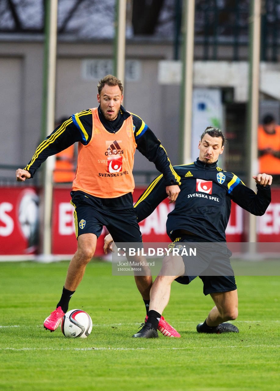 Andreas Granqvist och Zlatan Ibrahimovic