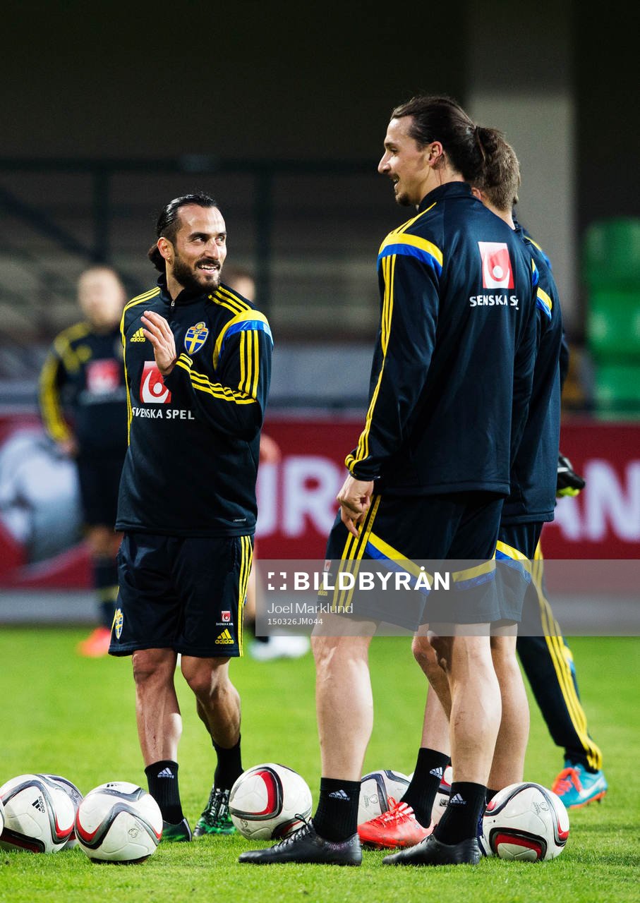 Erkan Zengin och Zlatan Ibrahimovic