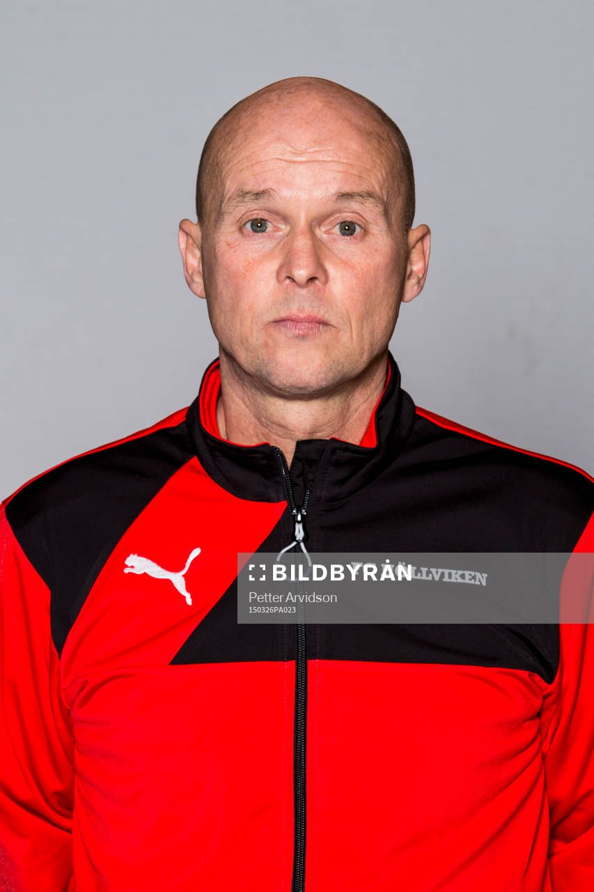 Höllvikens tränare Anders Grimberg