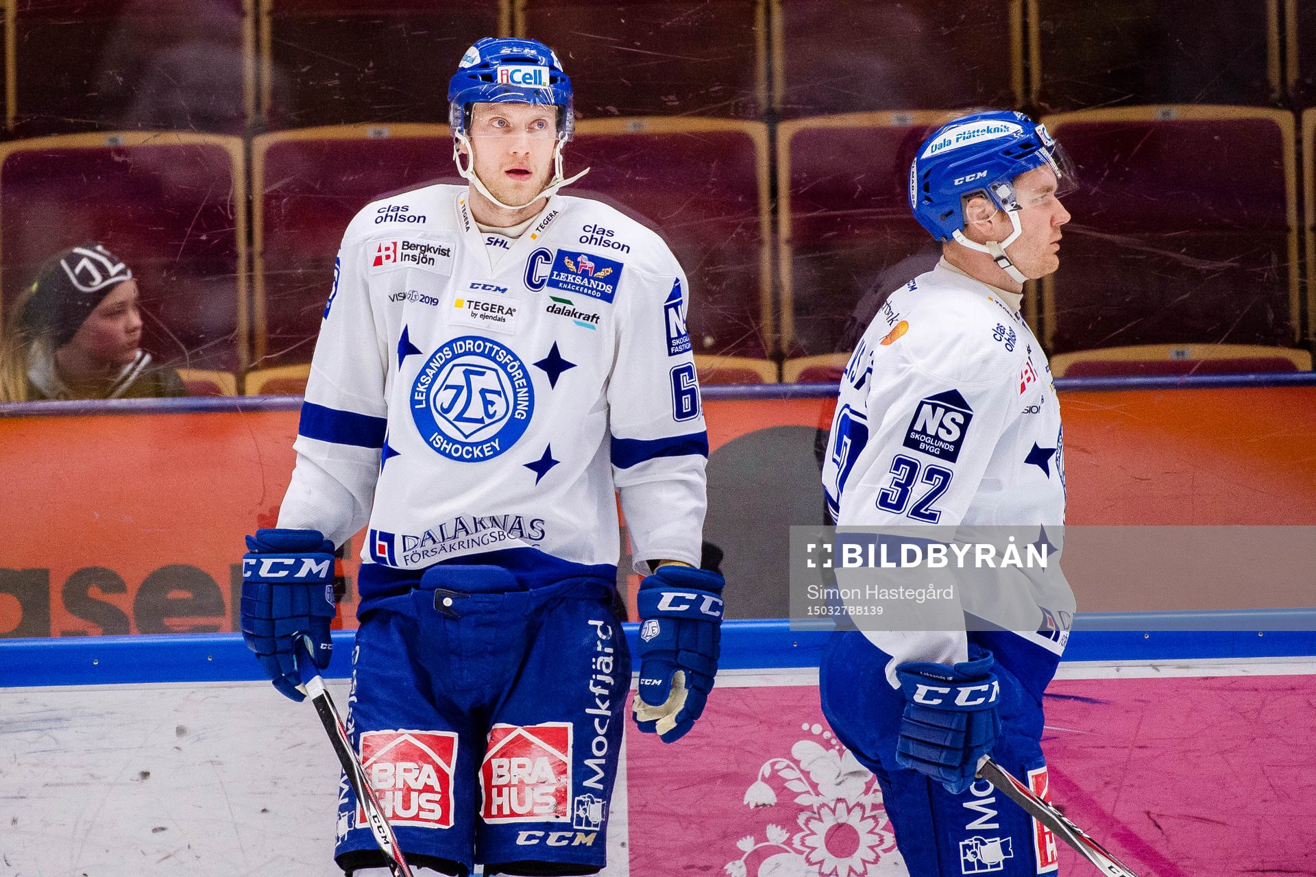 Leksands Johan Ryno och Jens Bergenström före