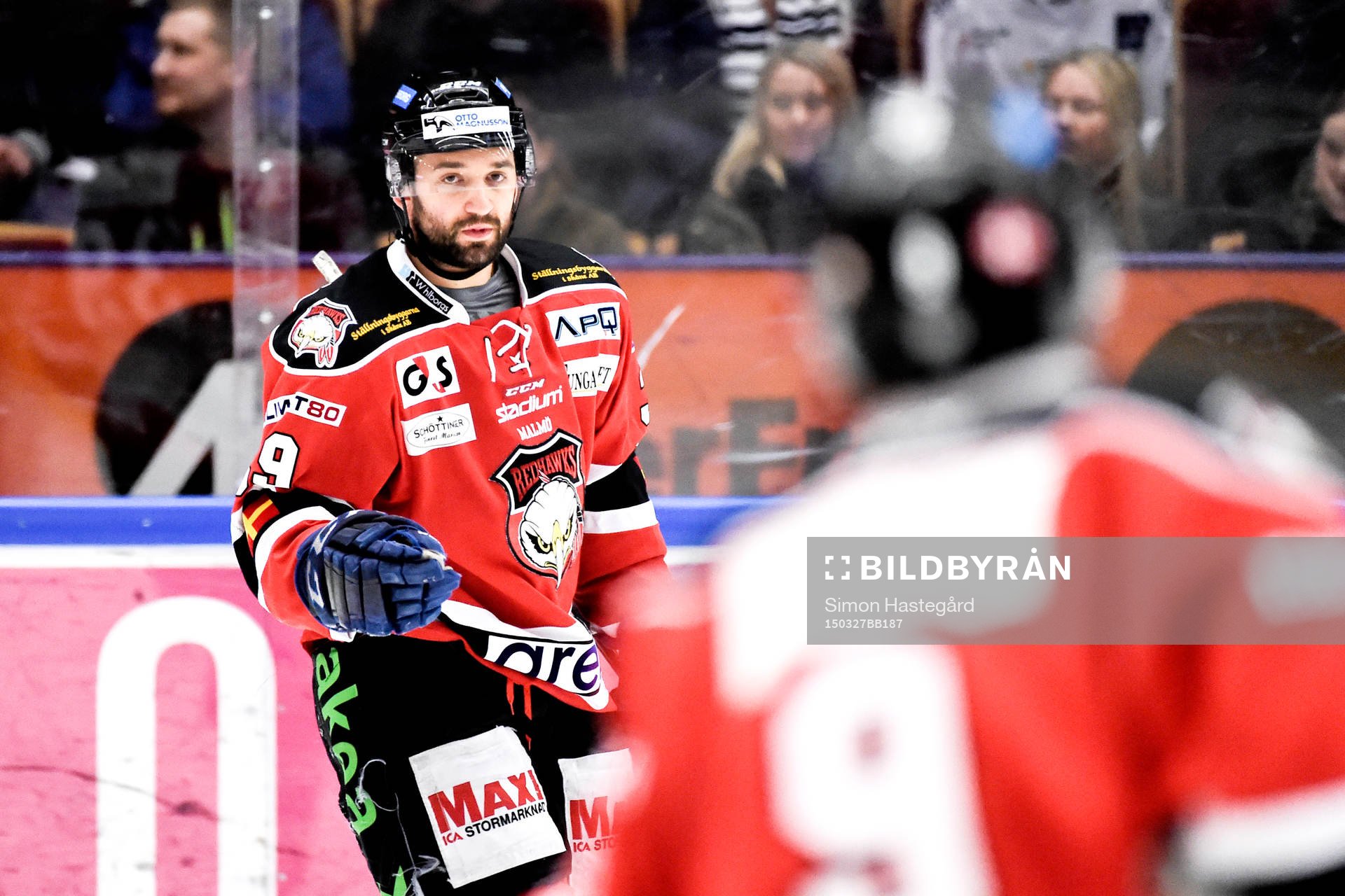 Malmö Redhawks Eric Himelfarb jublar