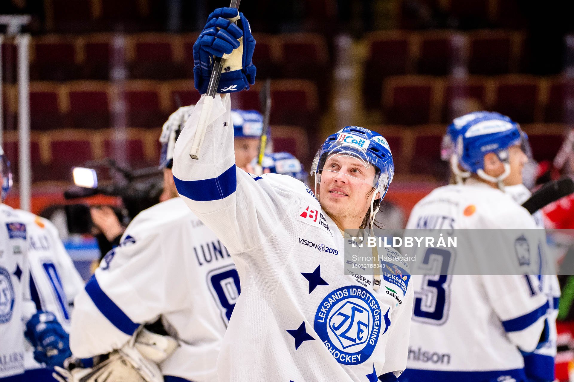 Leksands David Åslin jublar