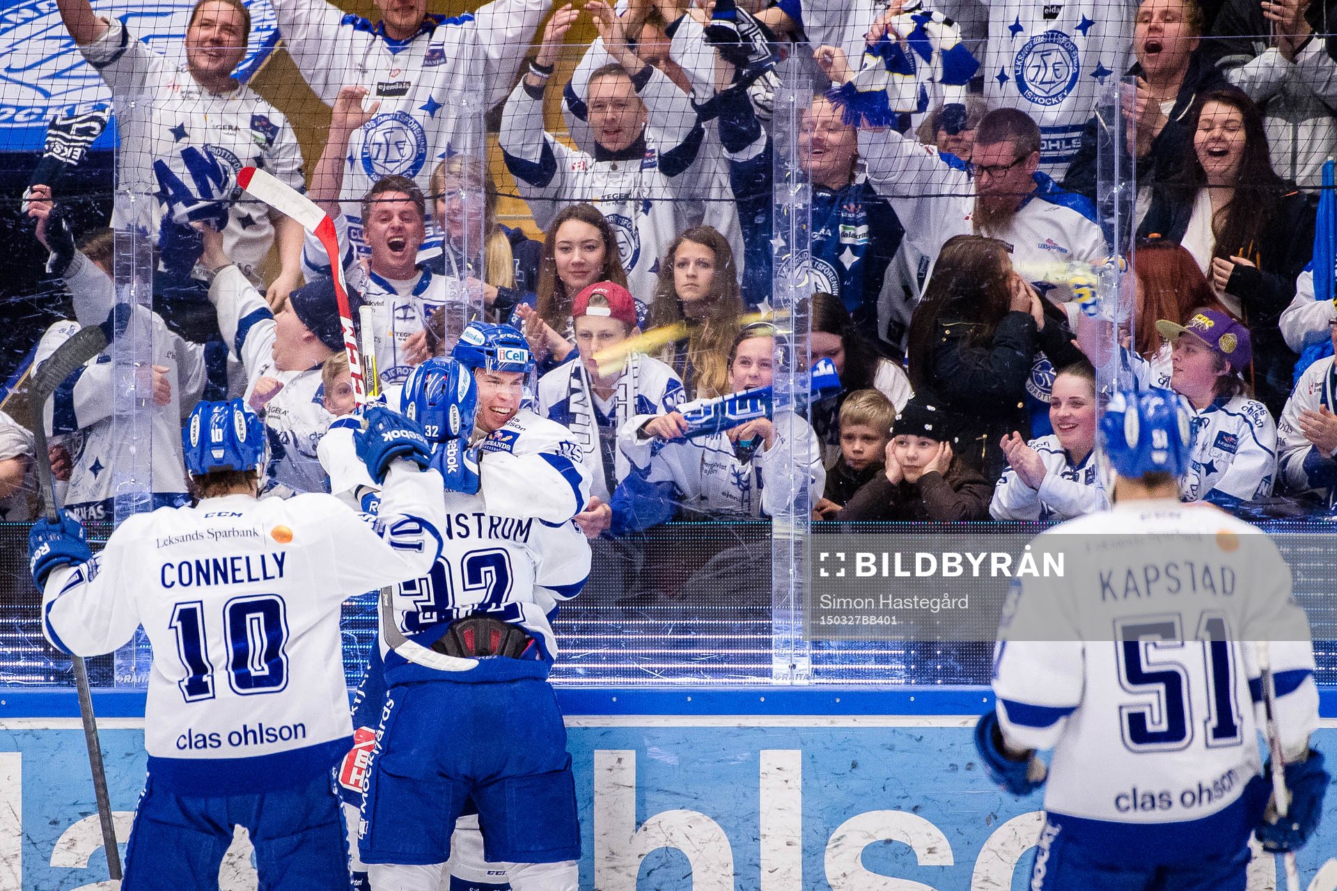 Leksands Jens Bergenström kramar om Tomi Sallinen