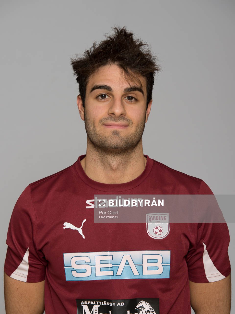 Arvin Shojaee poserar för ett porträtt den 27 Mars 2015 i Göteborg.