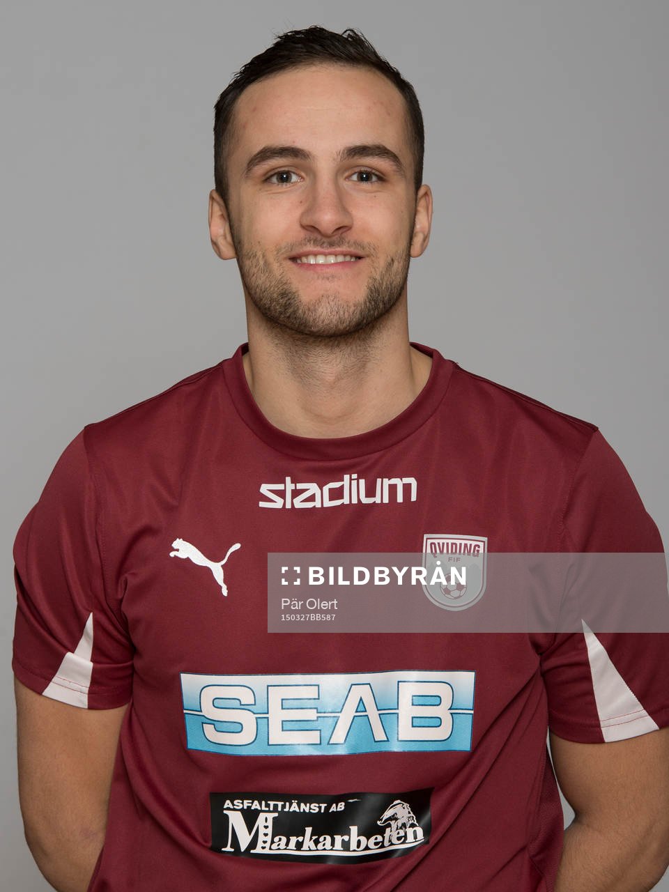 Korab Bakraqi poserar för ett porträtt den 27 Mars 2015 i Göteborg.