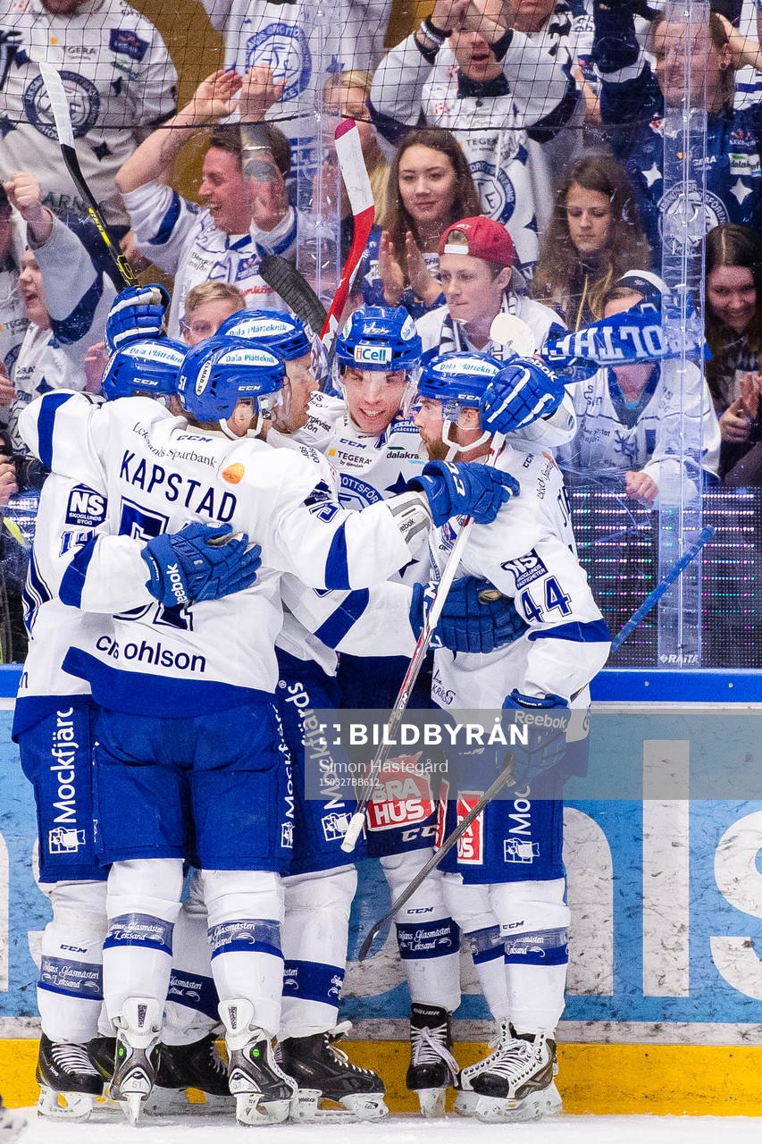 Leksands Tomi Sallinen jublar