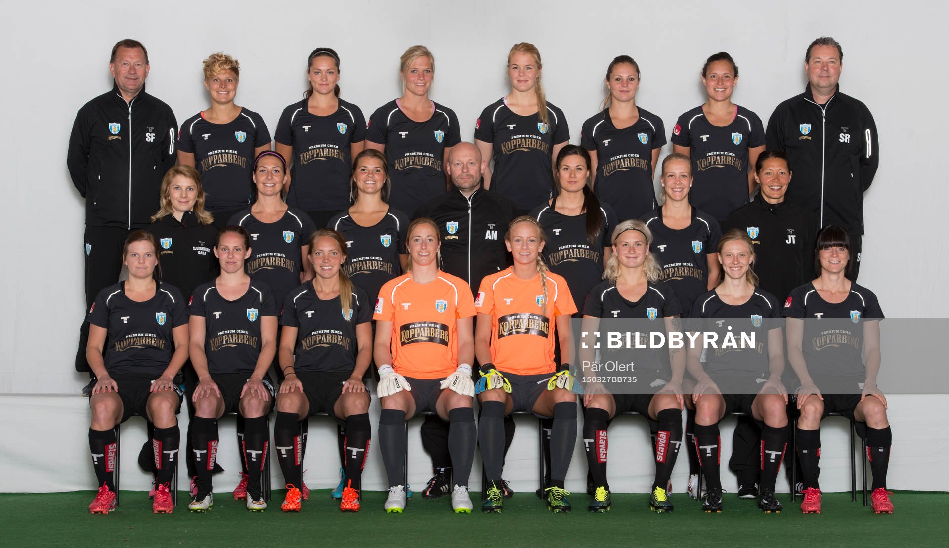 7 Lagbild för Kopparbergs/ Göteborg FC i Damallsvenskan