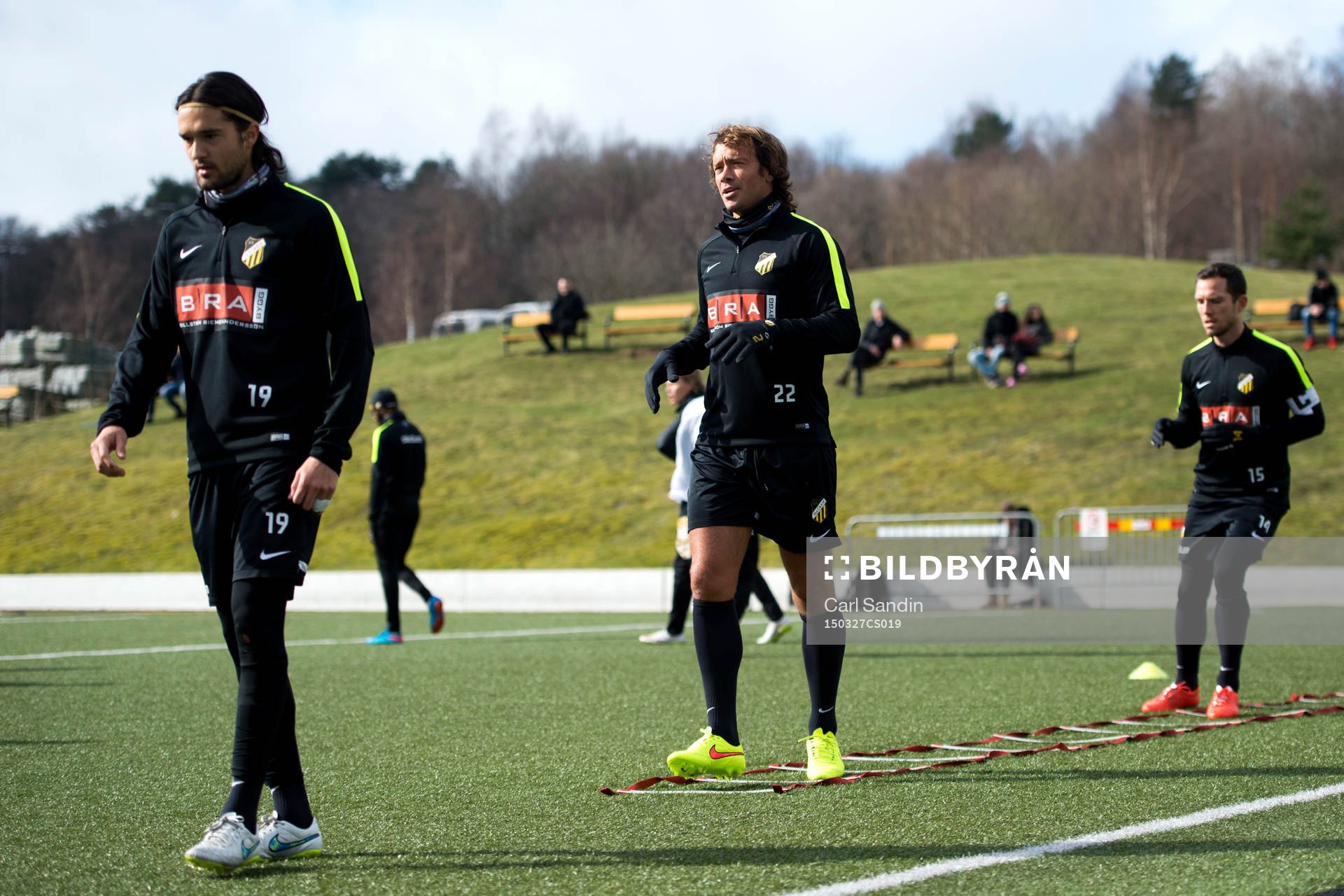 Leonard Zuta, Diego Lugano och Martin Ericsson
