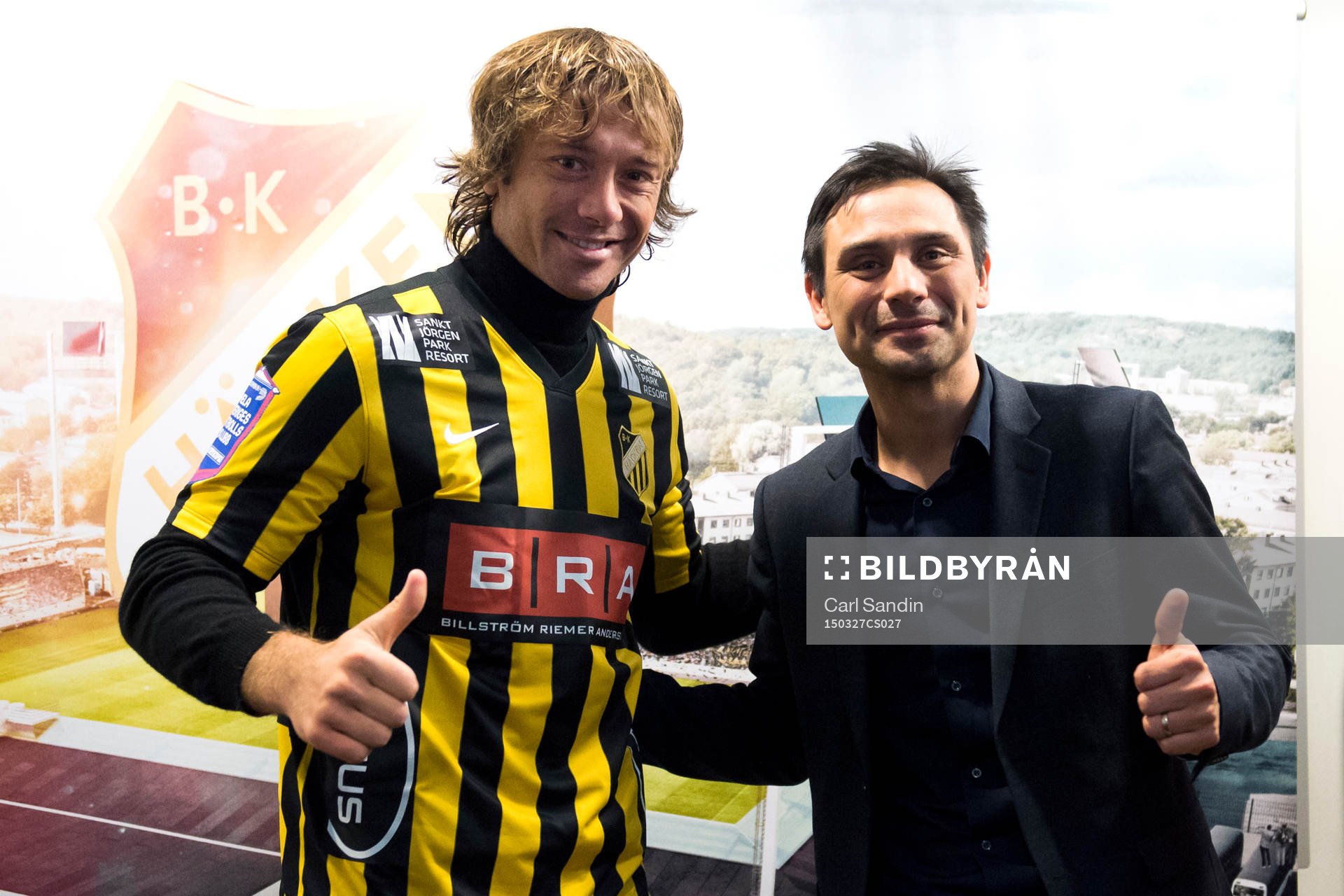 Diego Lugano och Johan Lind