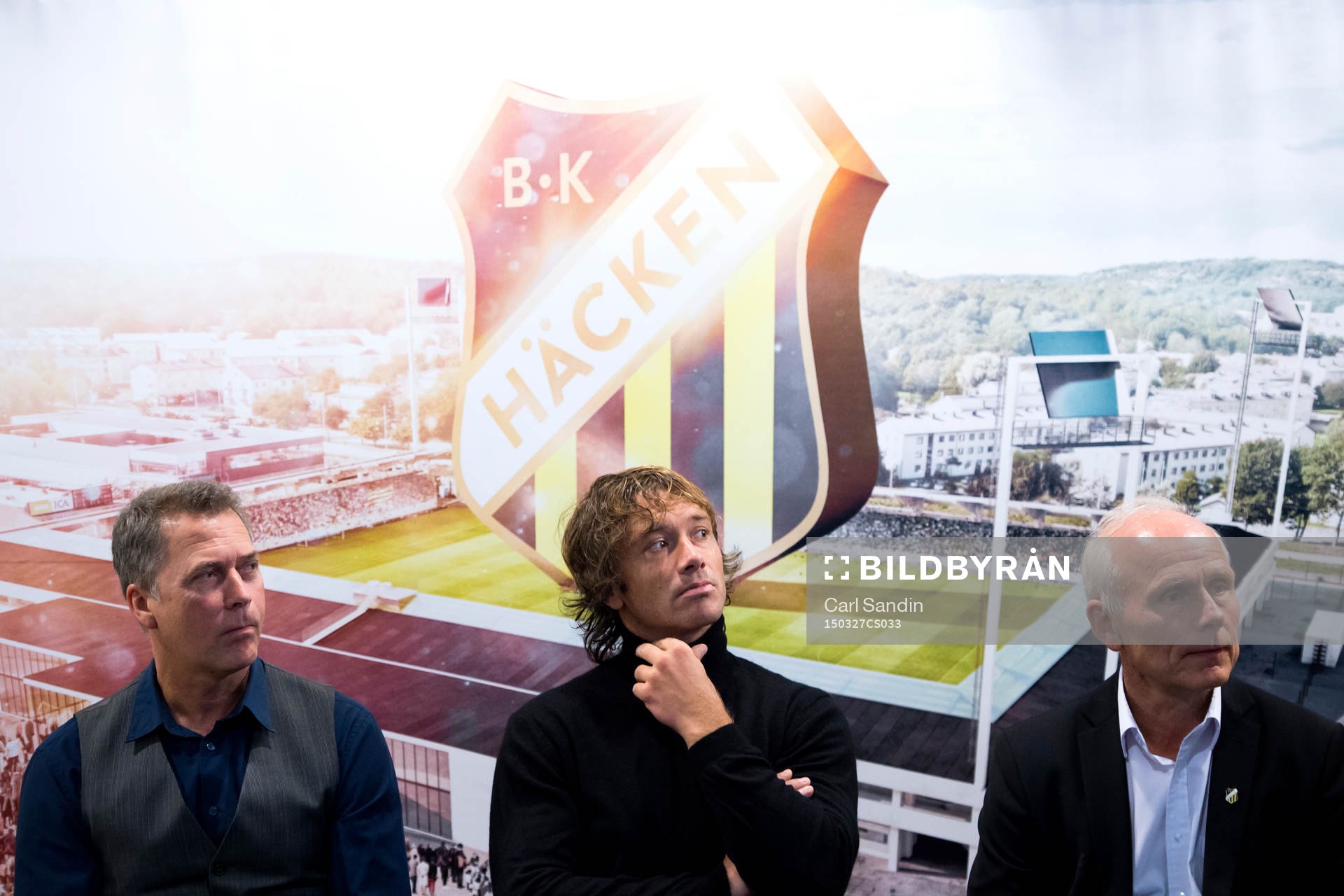 Sonny Karlsson, sportchef, Diego Lugano och Dennis
