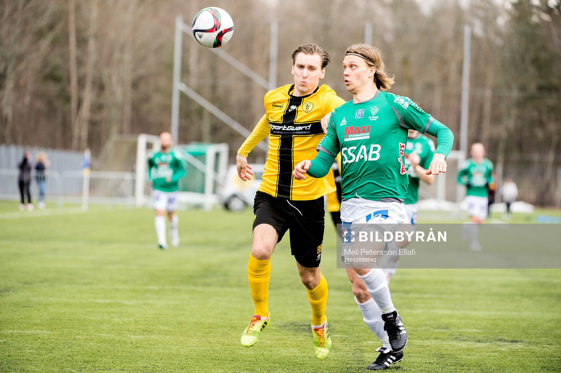 IK Frej Täbys Adnan Cirak och IK Brages Gustav Sundström