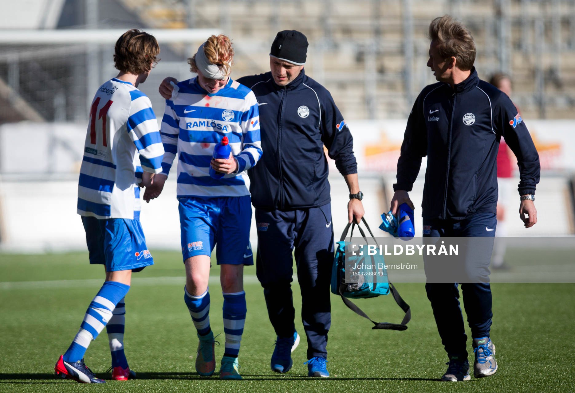 Jesper Stokki, John Alander (skadad), Francisco Sazo, Per
