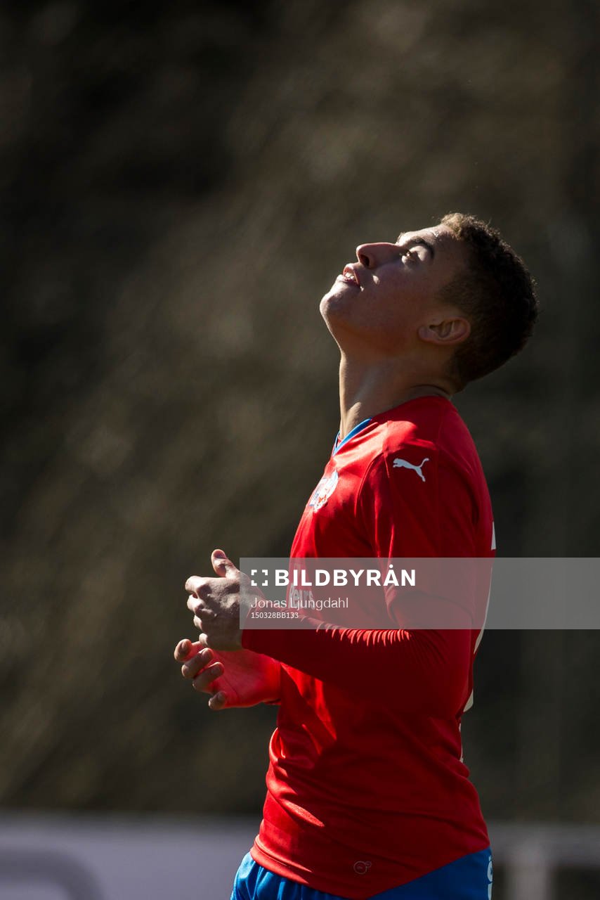Helsingborgs Jordan Larsson deppar