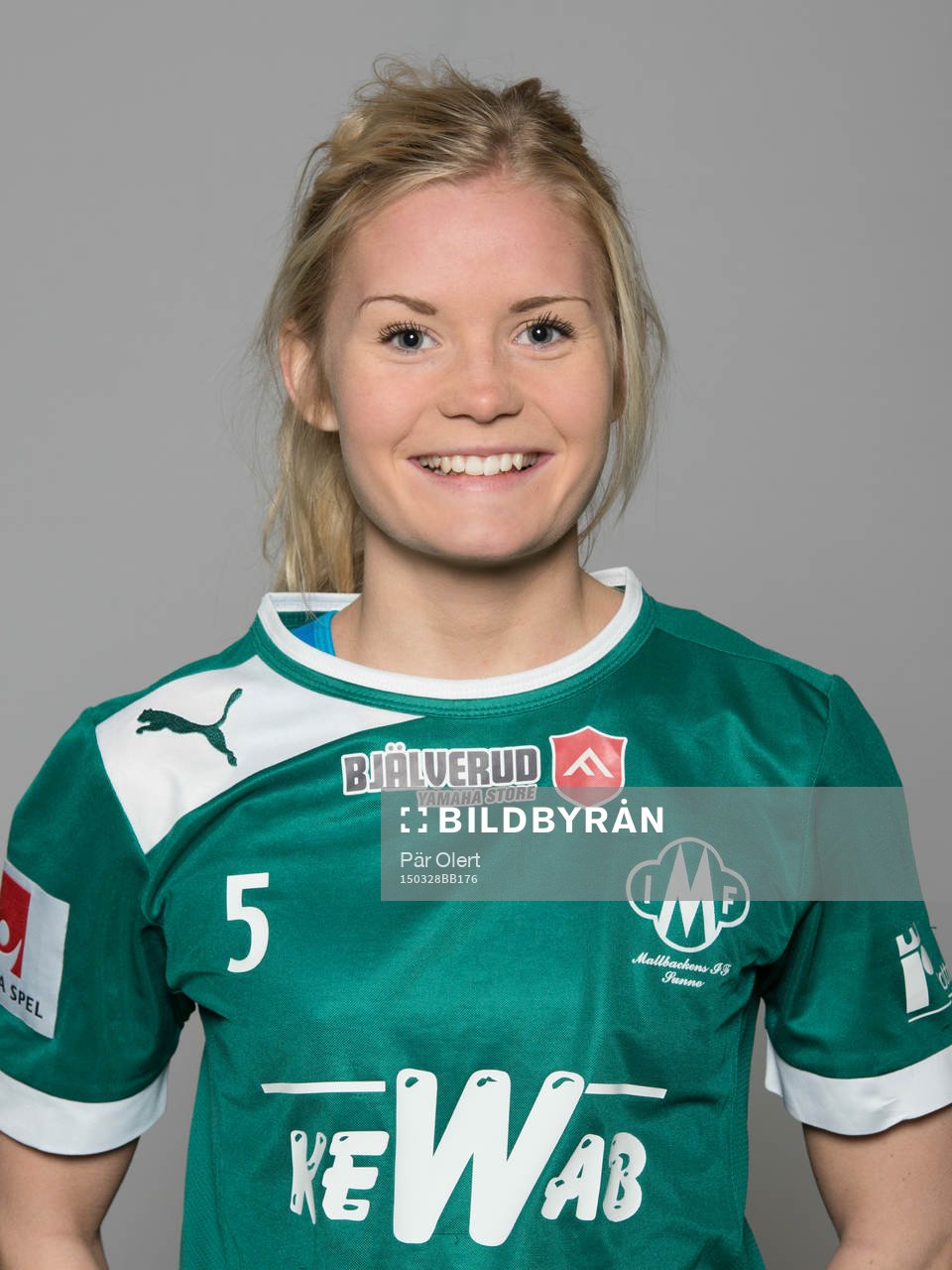 Clara Alm poserar för ett porträtt  i den 28 Mars 2015 i Sunne. 