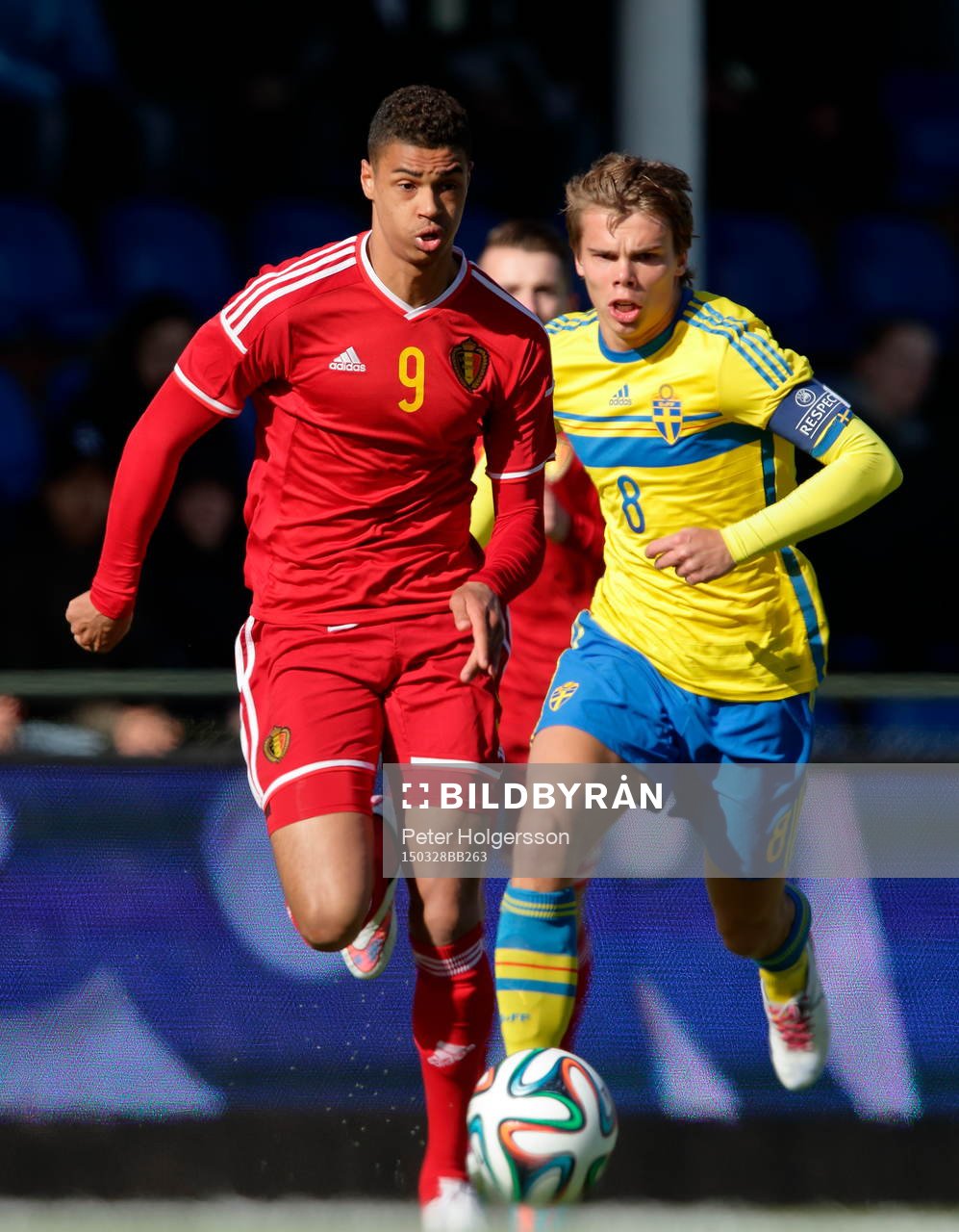 Belgiens Nicolas Napol och Sveriges Elias Andersson