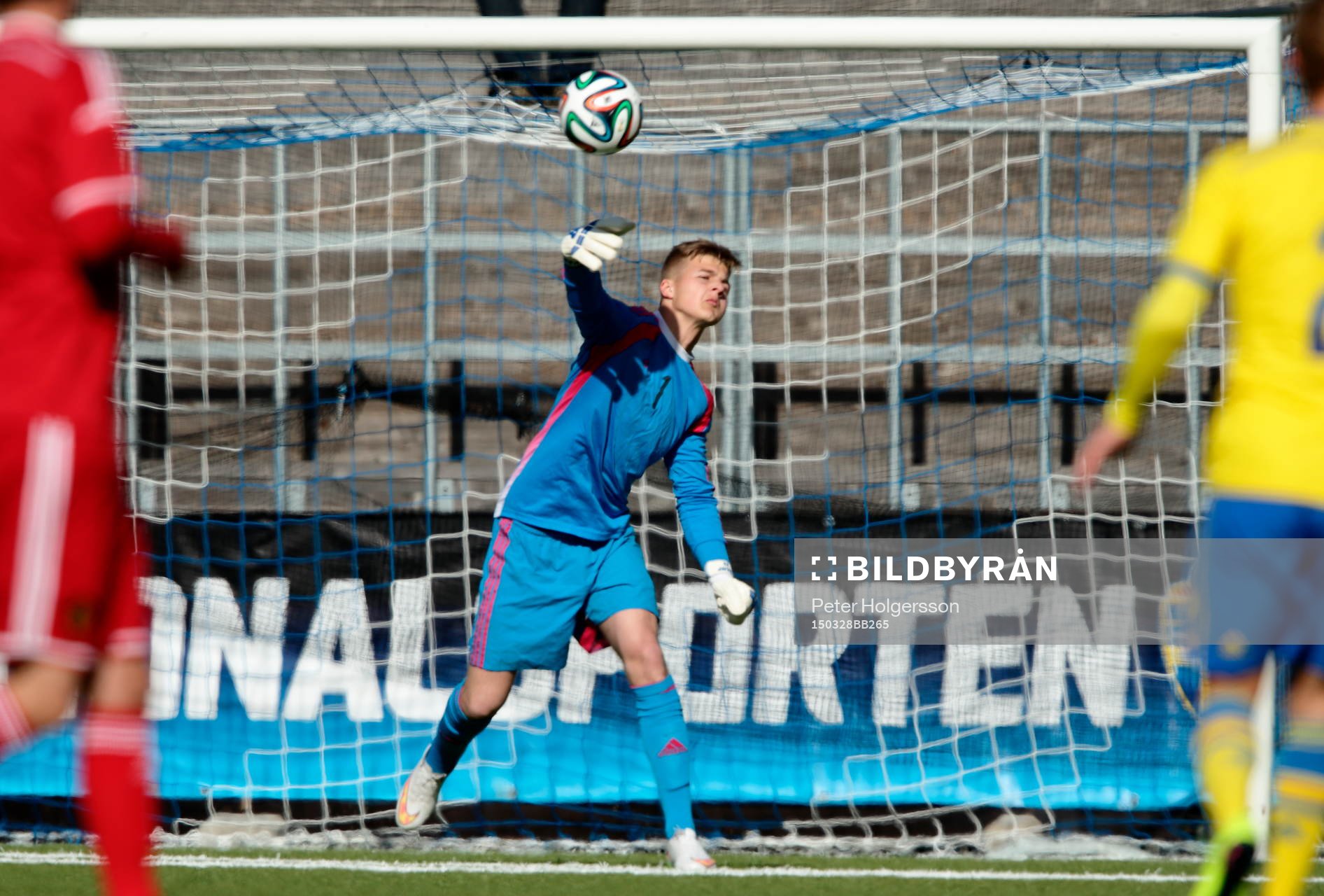 Belgiens målvakt Jackers Nordin