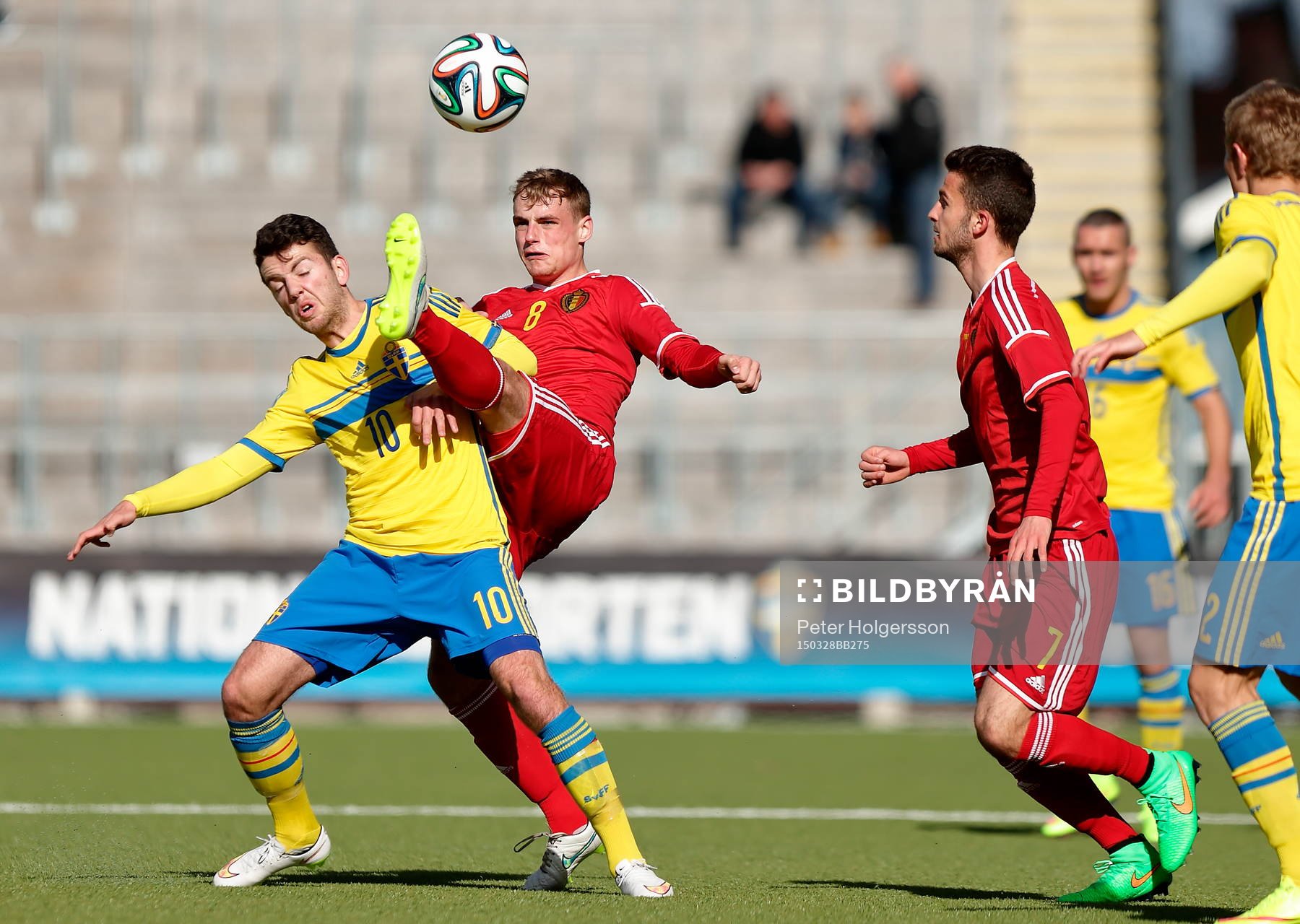 Sveriges Erdal Rakip och Belgiens Senne Veriebst