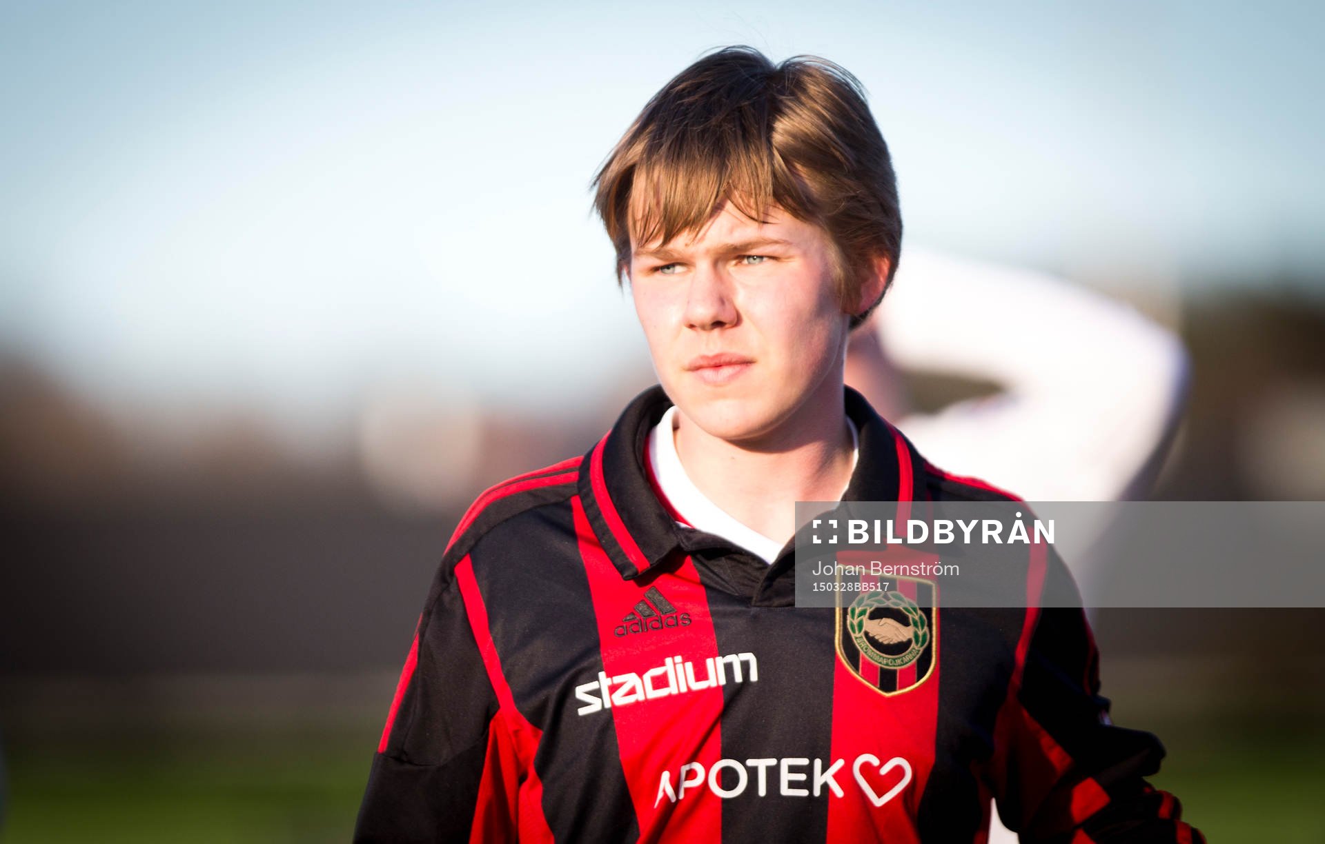 Linus Johansson i Brommapojkarnas U17 lag