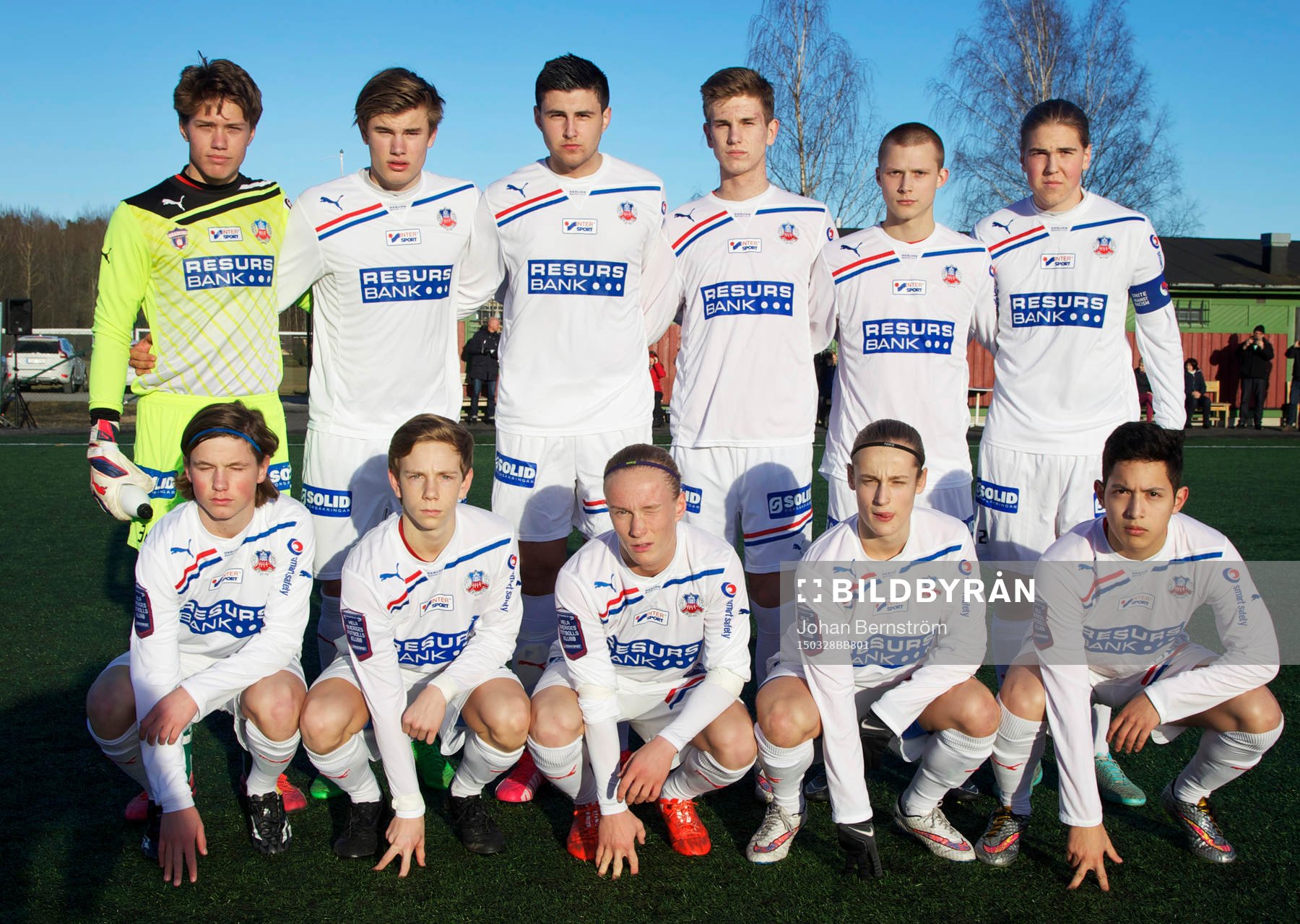 Lagbild på Helsingborgs U17 lag