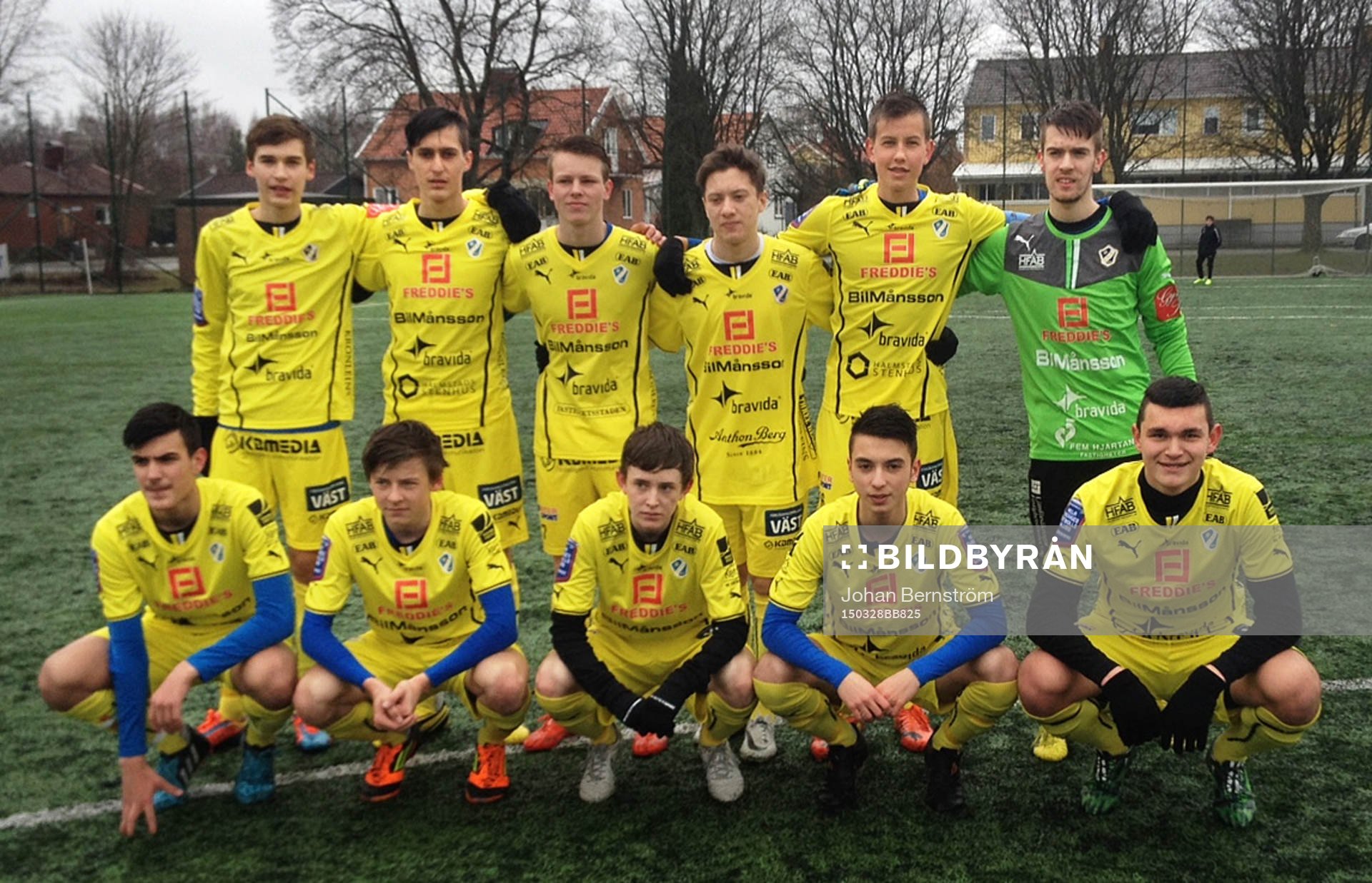 Lagbild på Halmstad BK U17 lag
