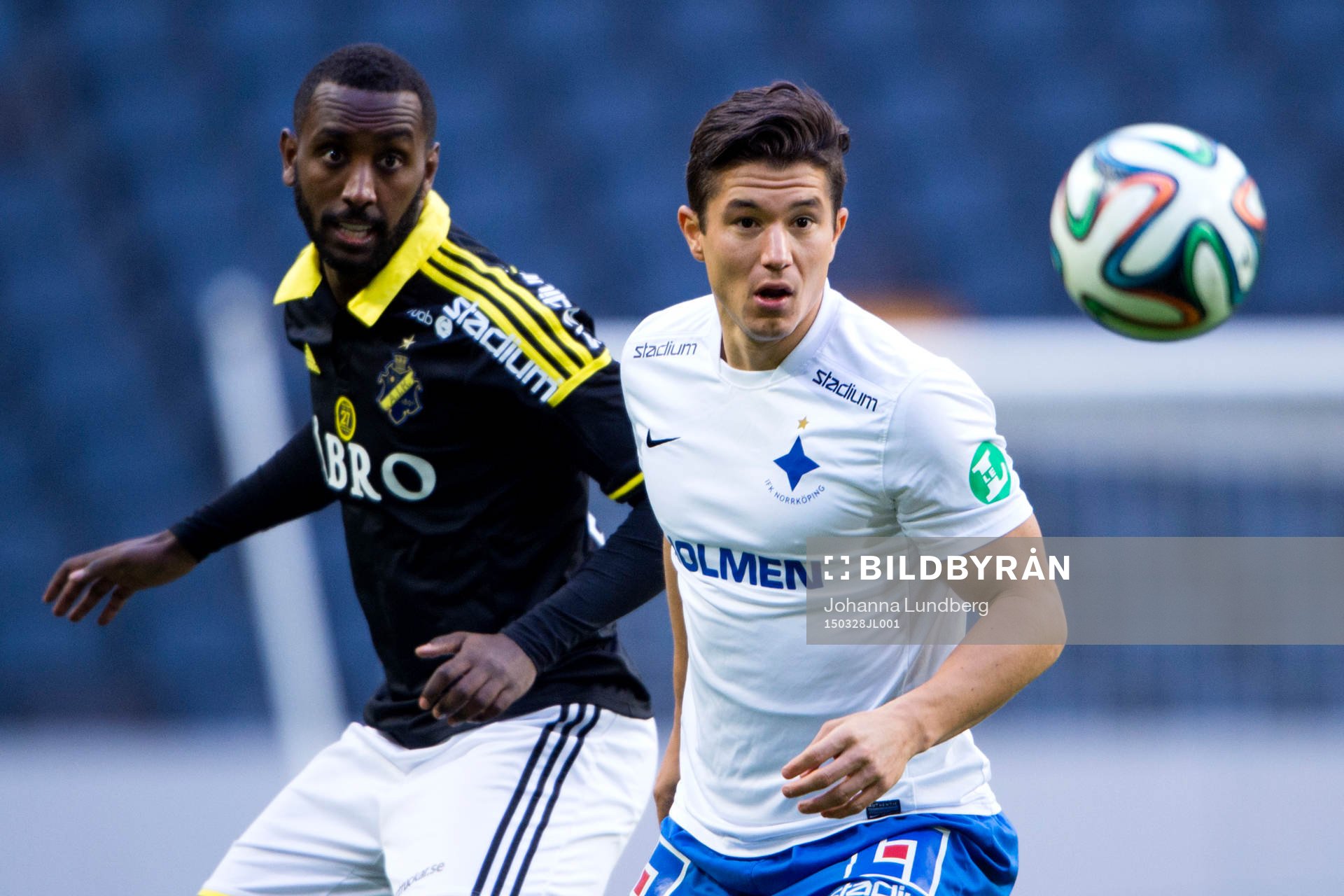 s Henok Goitom och Norrköpings David Boo Wiklander