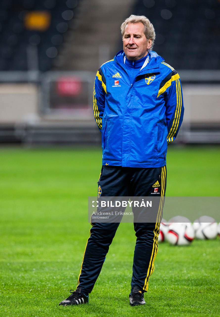 Sveriges förbundskapten Erik Hamrén