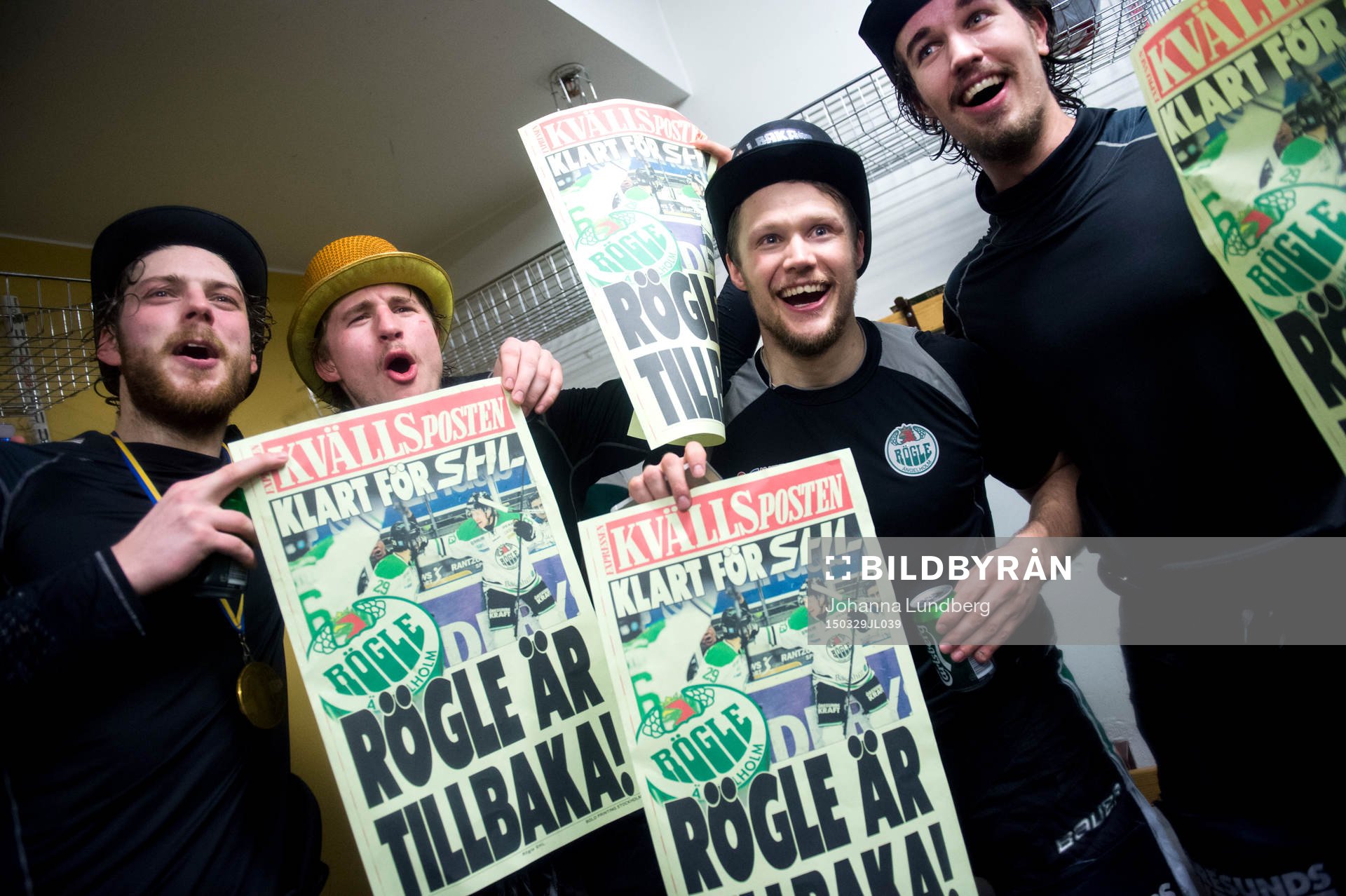 Rögles Christopher Liljewall, Jakob Lilja, Viktor Lindgren