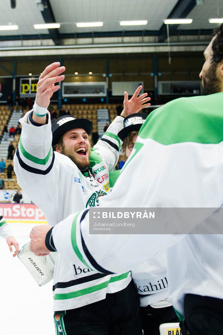 Rögles Sebastian Stålberg  jublar