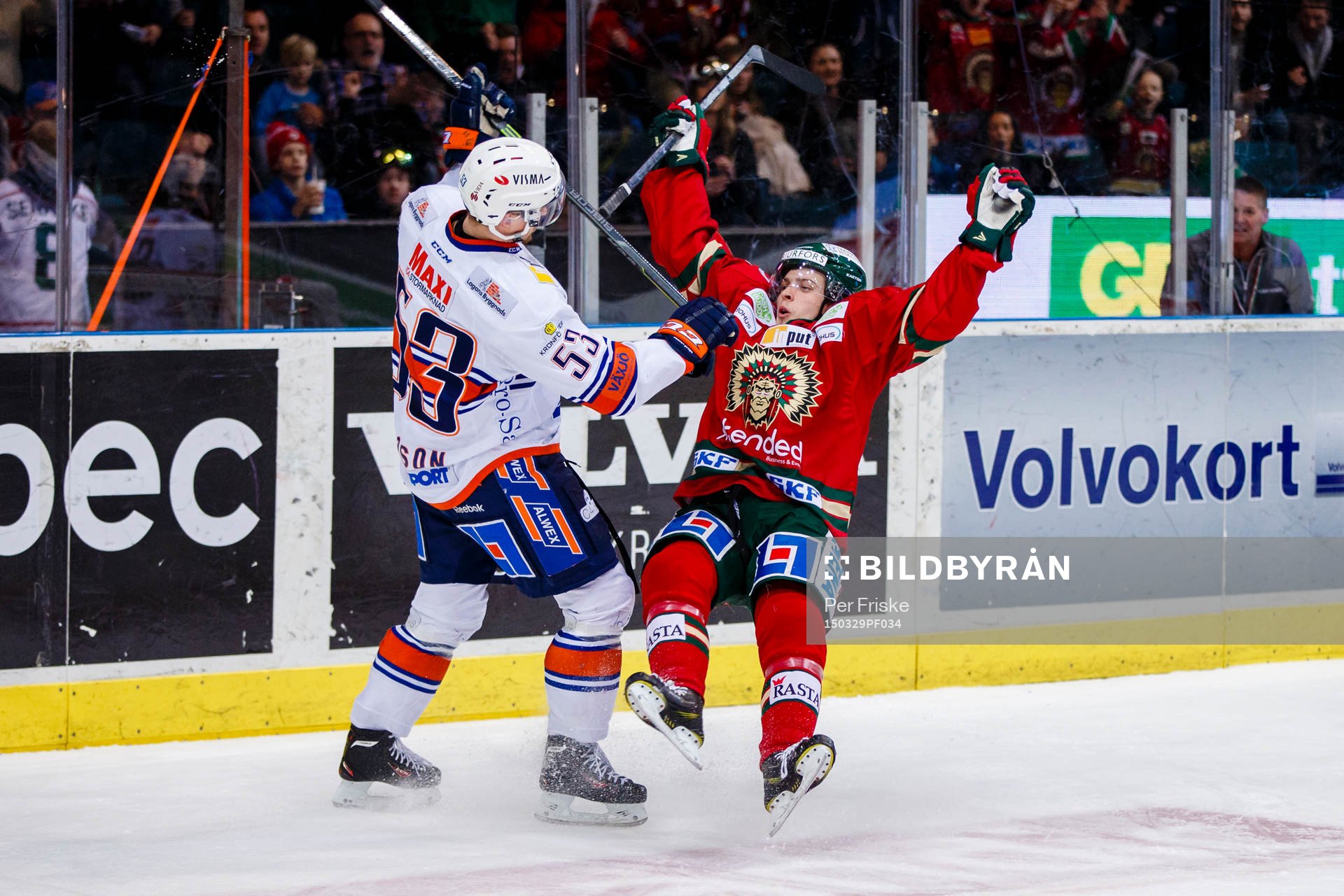 Frölundas Lukas Bengtsson jublar