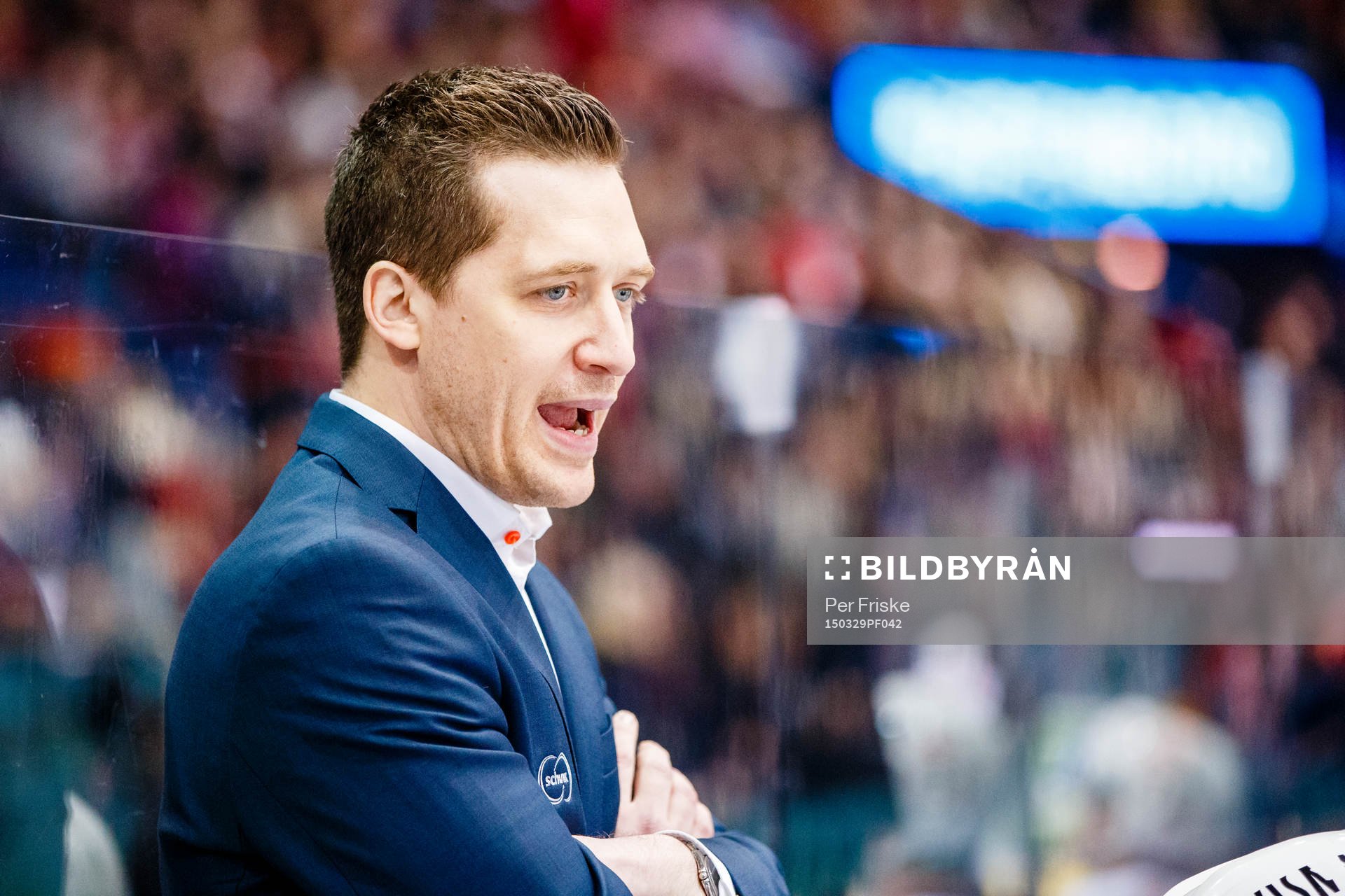 Växjös tränare Sam Hallam