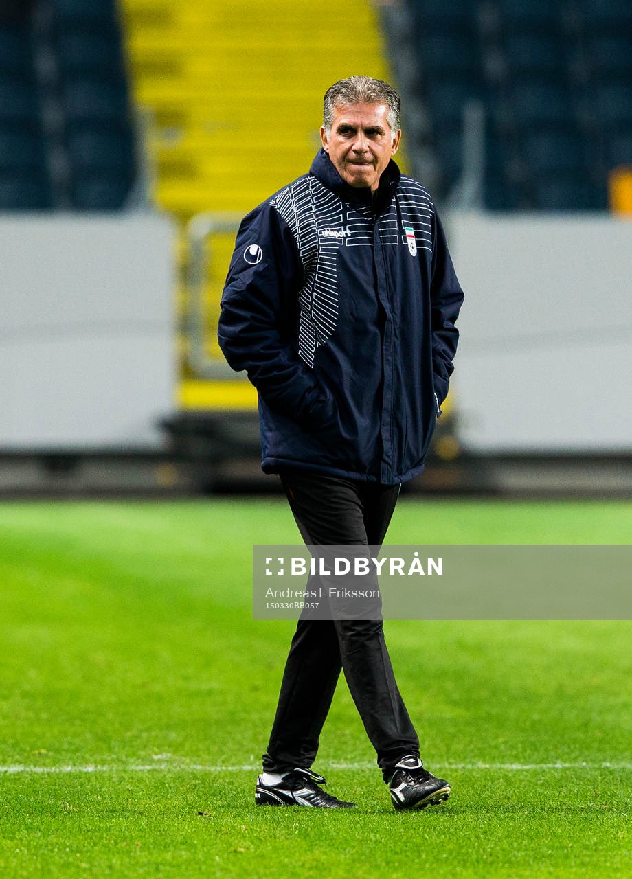 Irans förbundskapten Carlos Queiroz