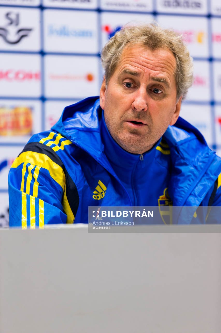 Sveriges förbundskapten Erik Hamrén