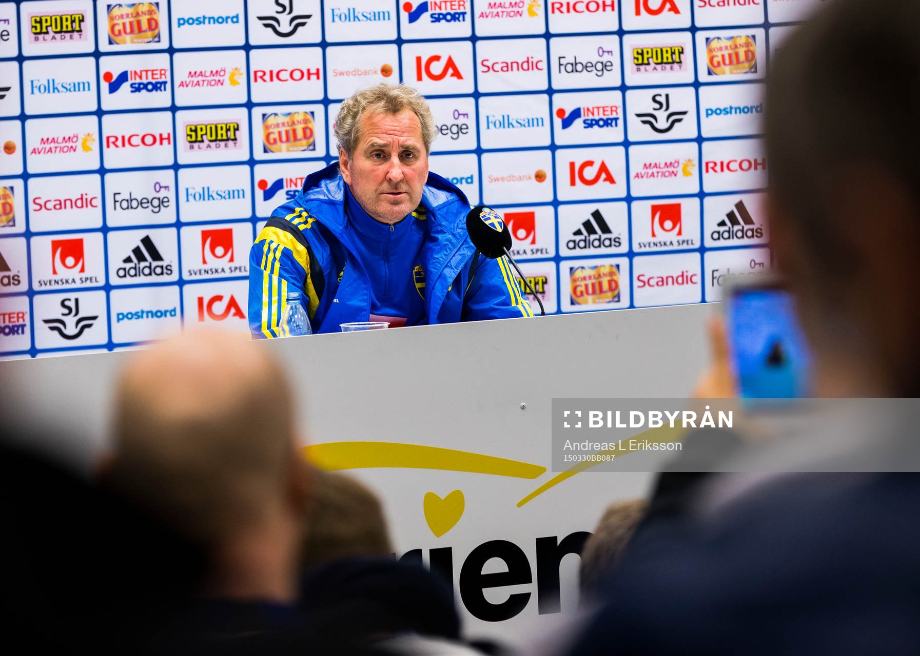Sveriges förbundskapten Erik Hamrén