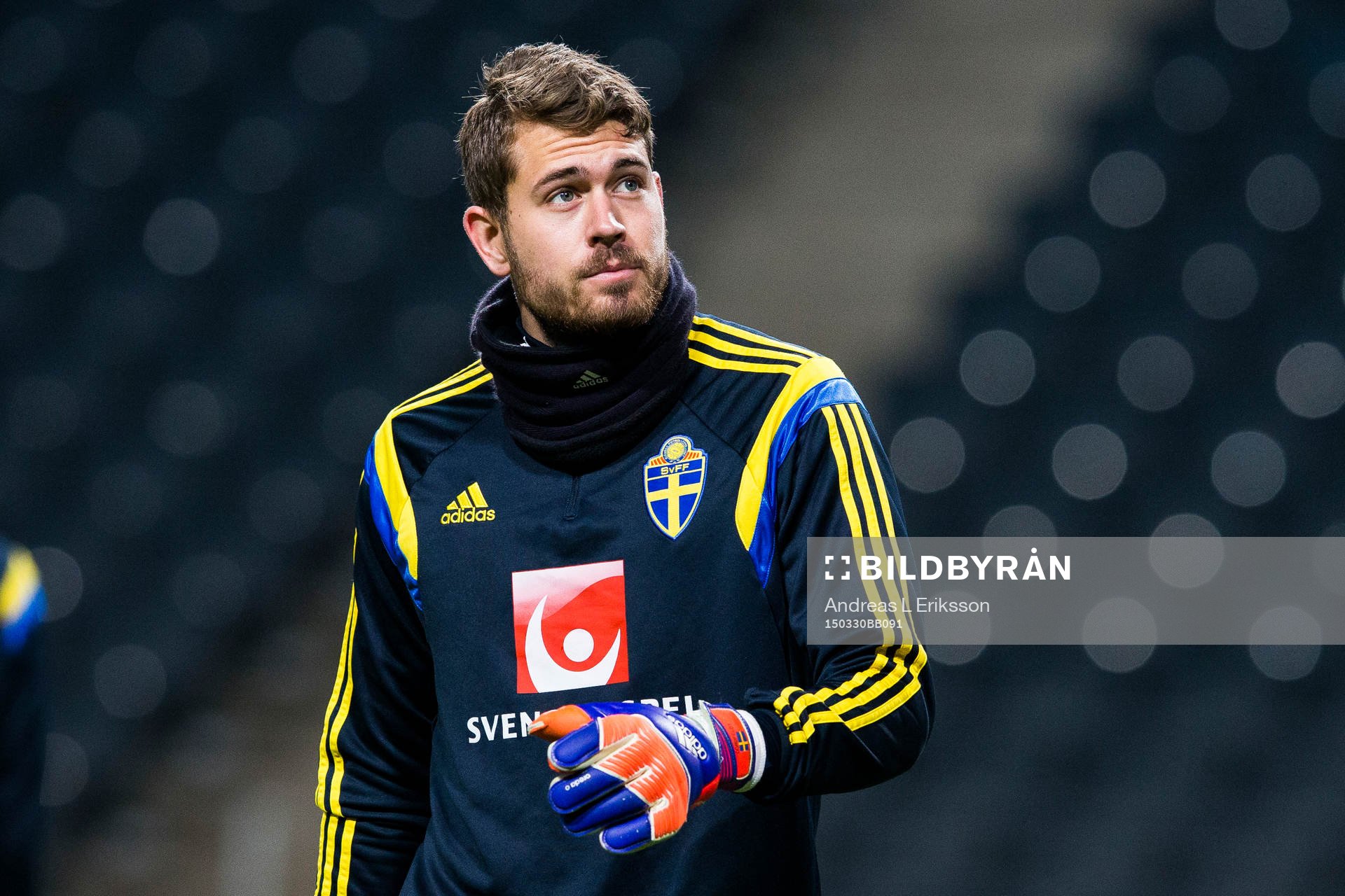 Sveriges målvakt Kristoffer Nordfeldt