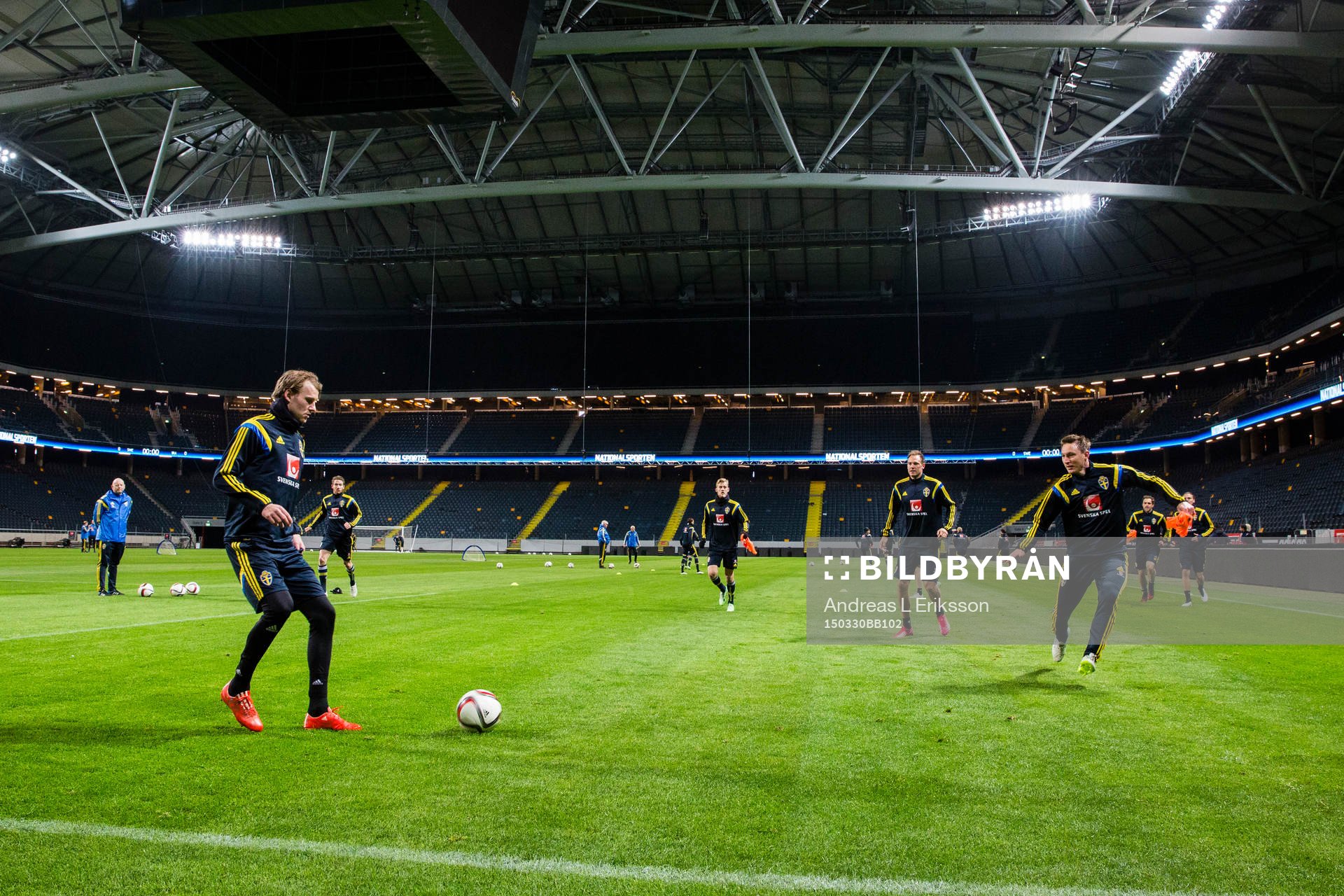 Sveriges Ola Toivonen och Kim Källström
